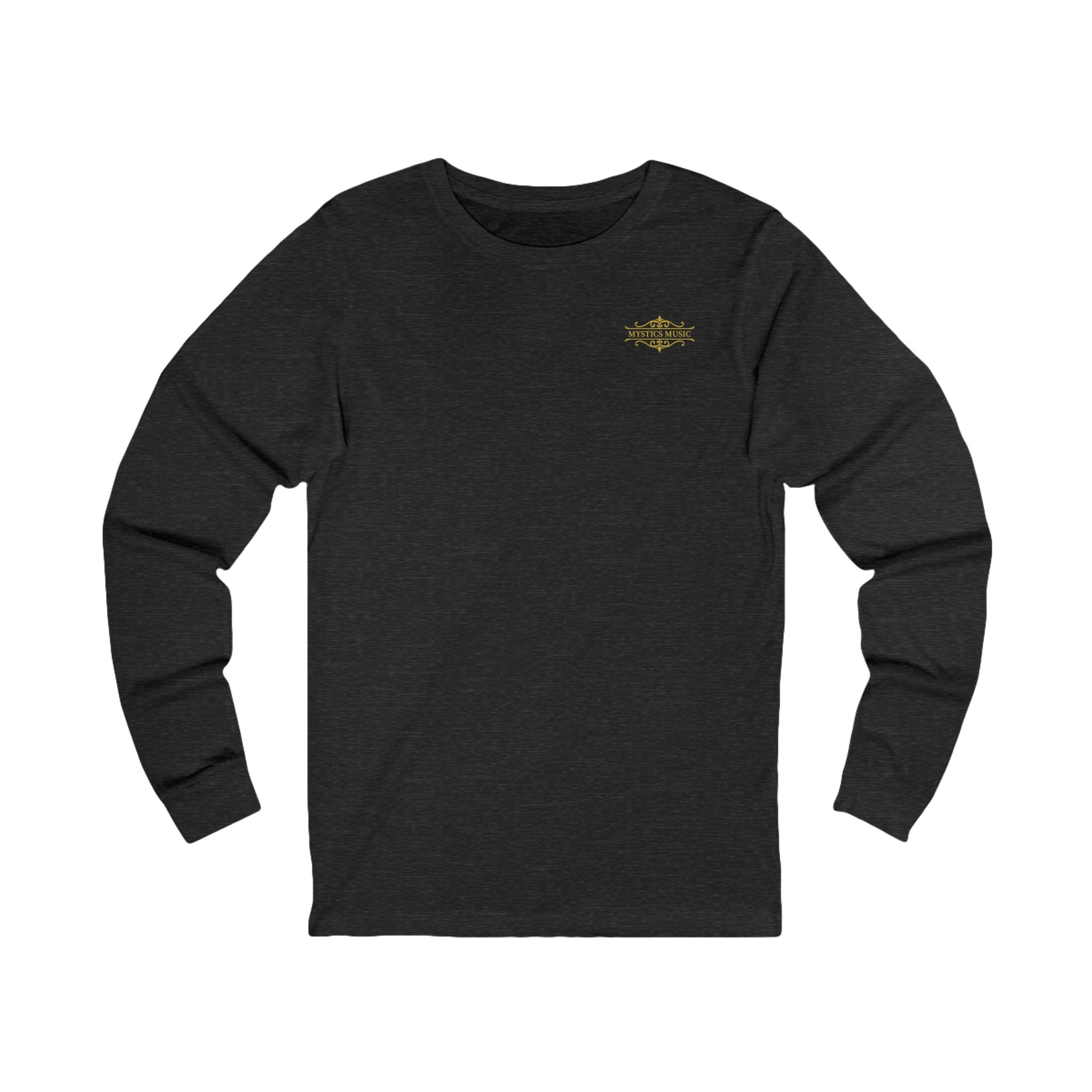 Mystics Music Unisex Jersey Long Sleeve T-Shirt (dark colors - left chest logo) - Image 2