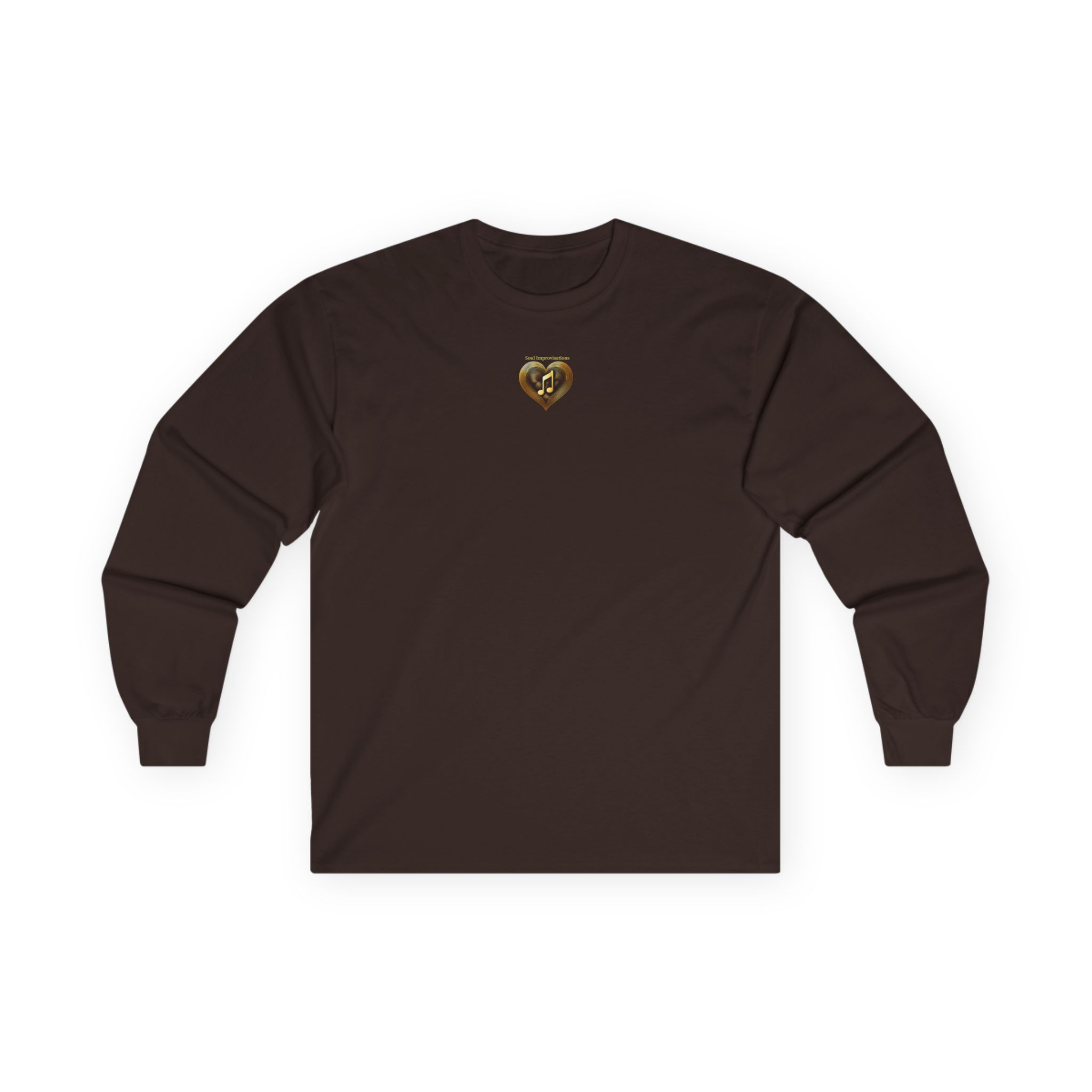 Gold Musical Heart Unisex Ultra Cotton Long Sleeve T-Shirt - Image 4