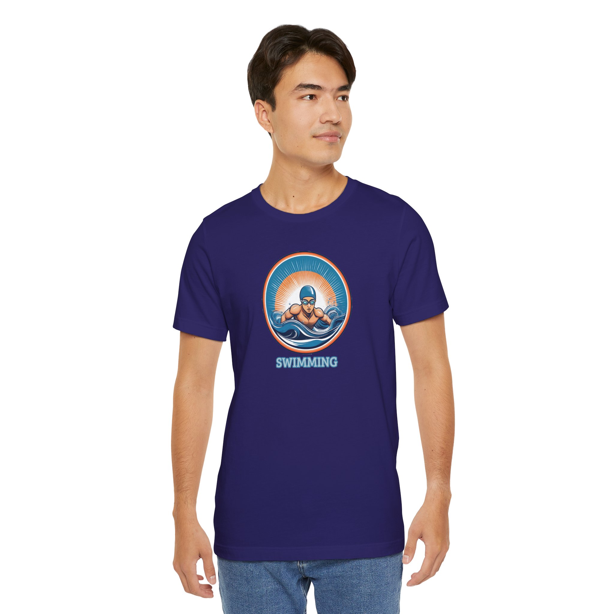 Men's Swimming - Unisex Jersey Short Sleeve T-Shirt
