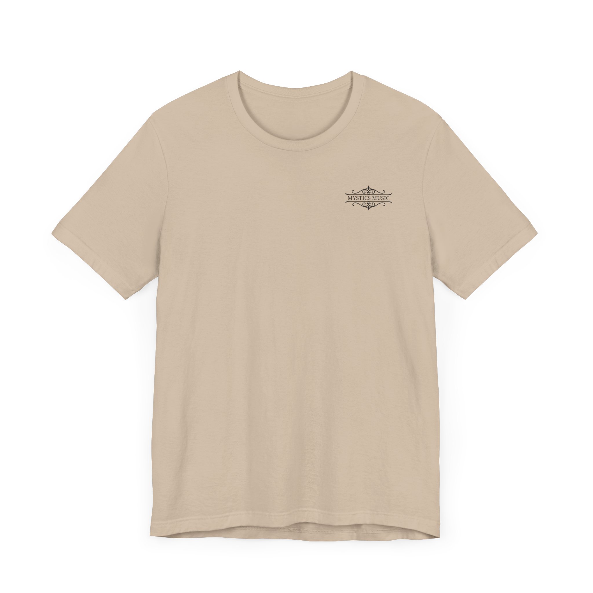 Mystics Music Unisex Jersey Short Sleeve T-Shirt (light colors - left chest logo) - Image 26