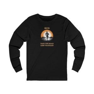 Running - Take The Road Less Traveled Unisex Jersey Long Sleeve T-Shirt