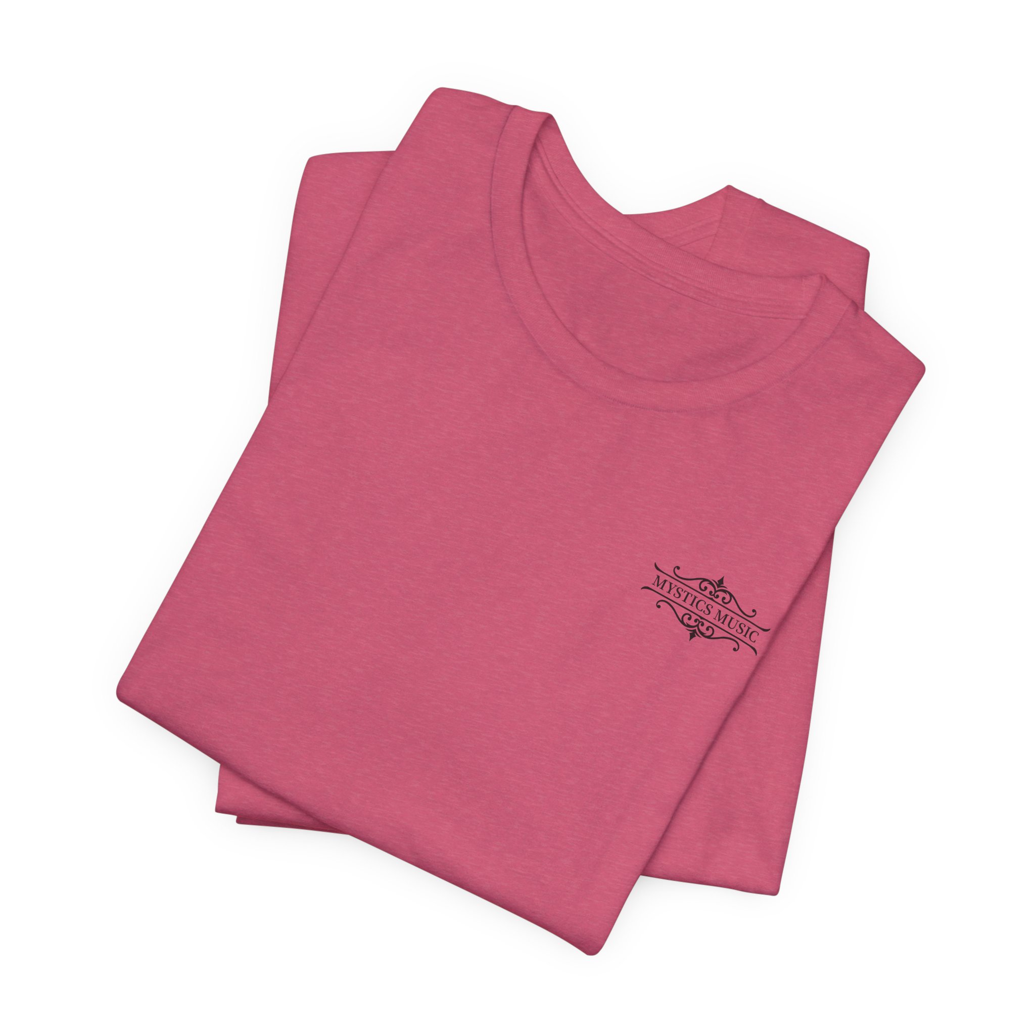 Mystics Music Unisex Jersey Short Sleeve T-Shirt (light colors - left chest logo) - Image 45