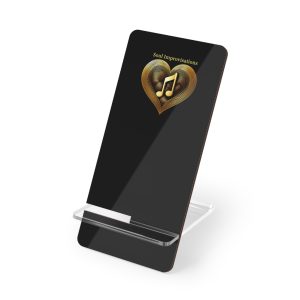 Gold Musical Heart Mobile Display Stand for Smartphones