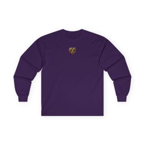 Gold Musical Heart Unisex Ultra Cotton Long Sleeve T-Shirt