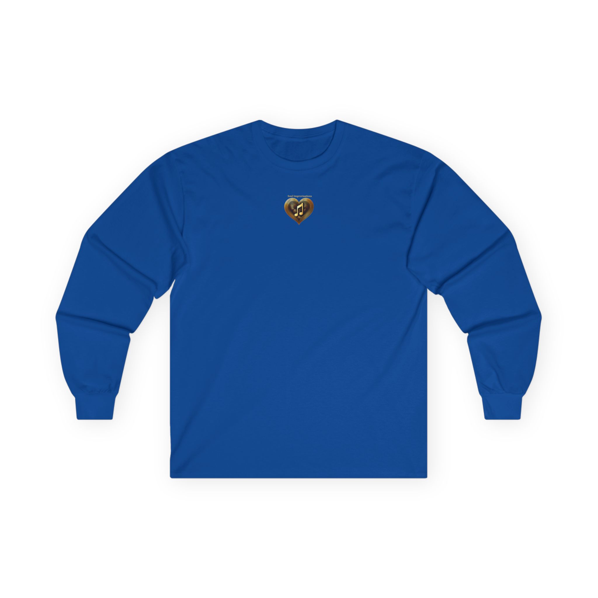 Gold Musical Heart Unisex Ultra Cotton Long Sleeve T-Shirt - Image 7