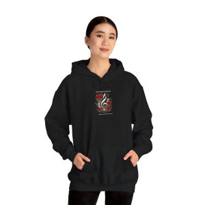 Music Clef & Roses Unisex Heavy Blend™ Pullover Hooded Sweatshirt