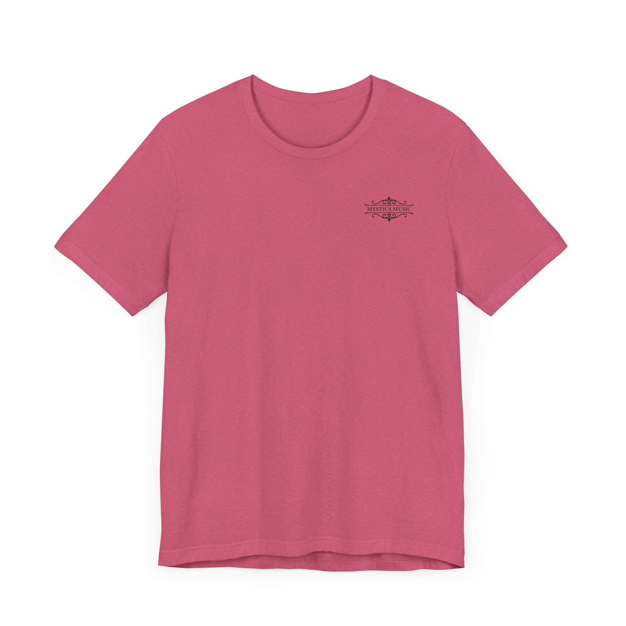 Mystics Music Unisex Jersey Short Sleeve T-Shirt (light colors - left chest logo) - Image 44