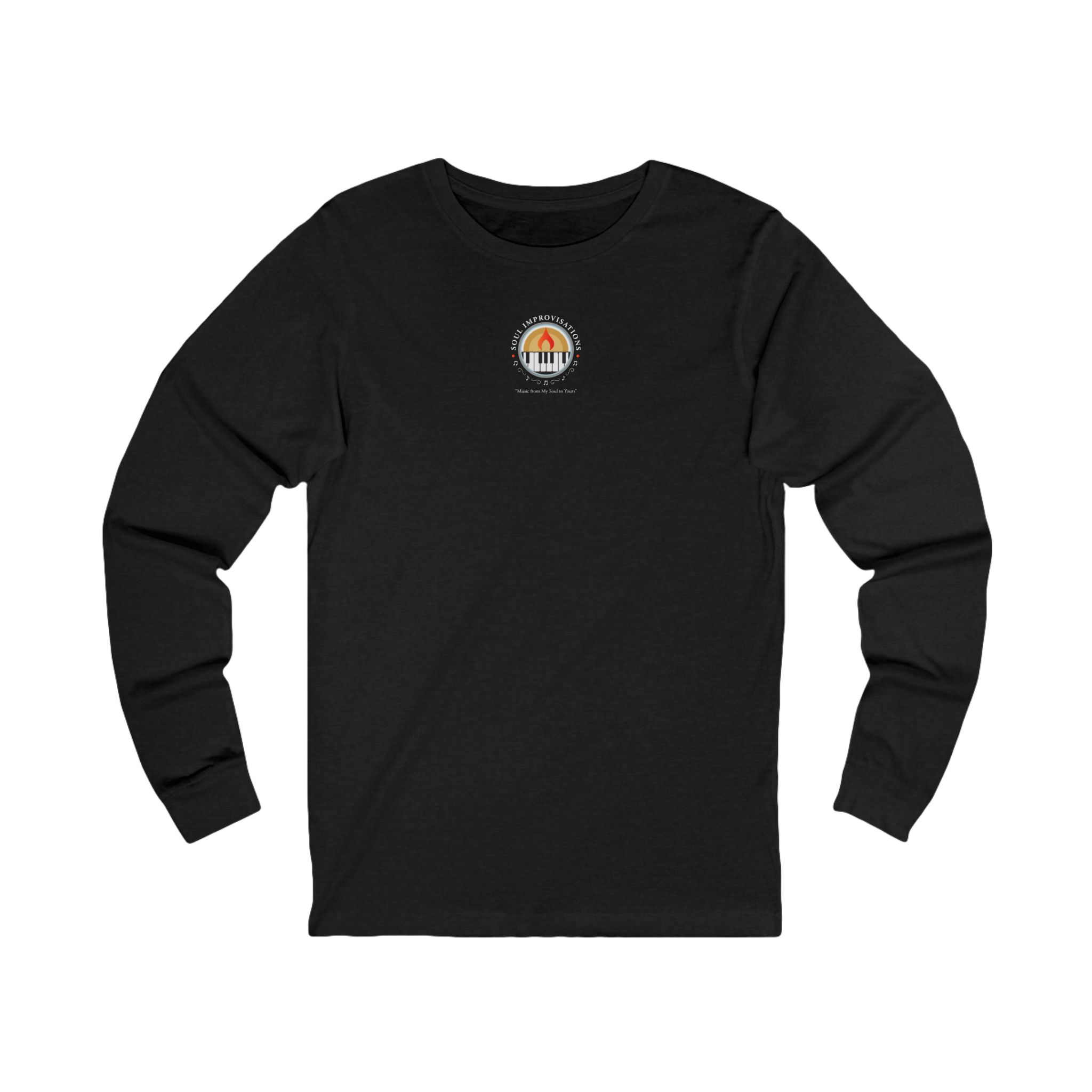 Soul Improvisations Unisex Jersey Long Sleeve T-Shirt (center logo) - Image 3