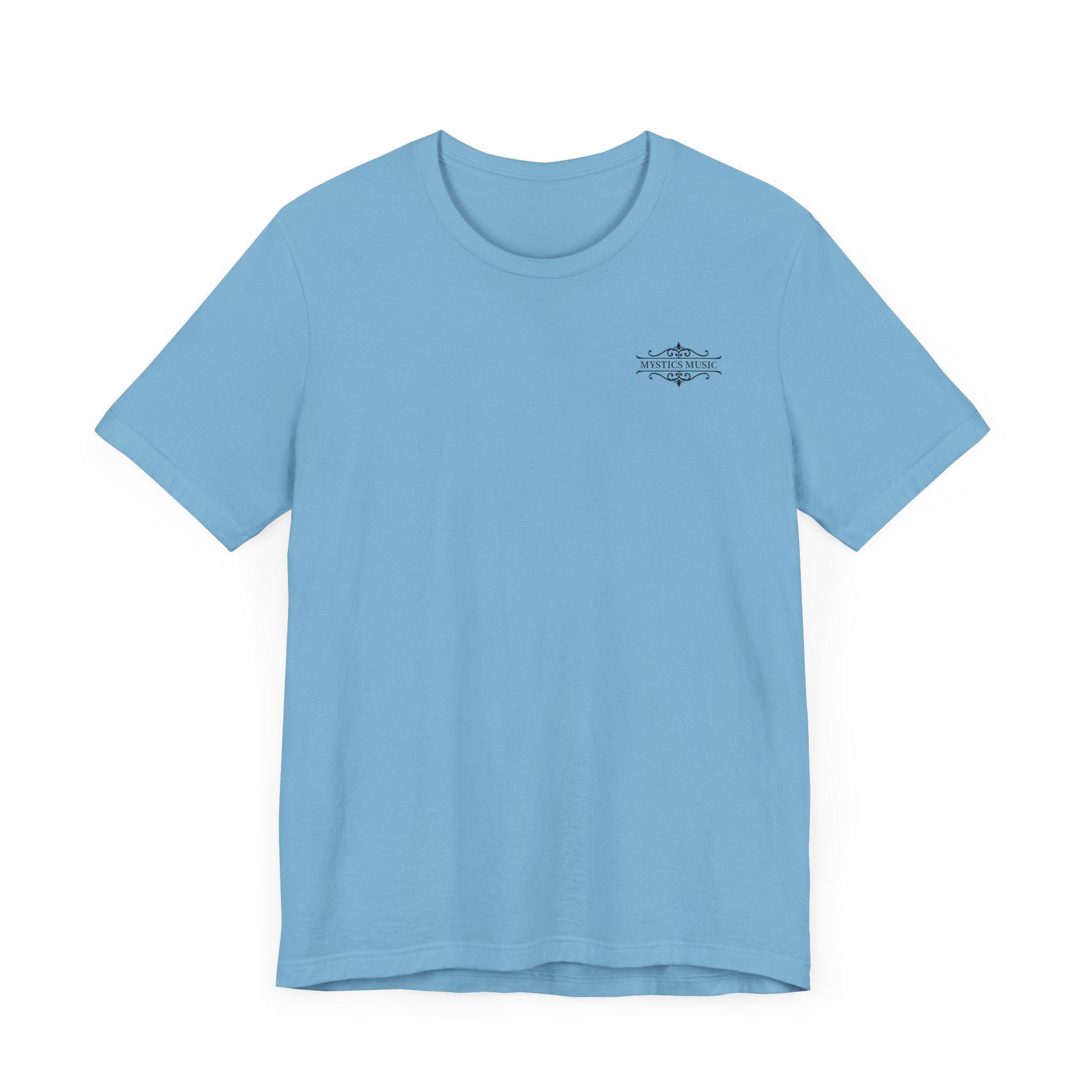 Mystics Music Unisex Jersey Short Sleeve T-Shirt (light colors - left chest logo) - Image 38