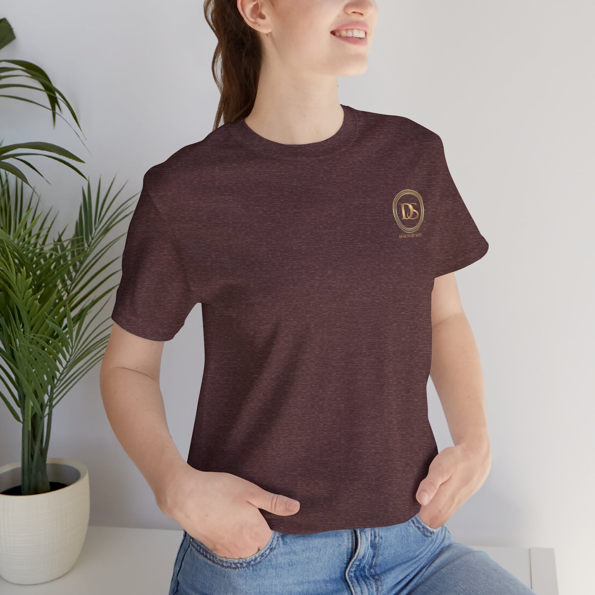 Designs By Soul Logo Unisex Jersey Short Sleeve T-Shirt (dark colors - left chest logo) - Image 46