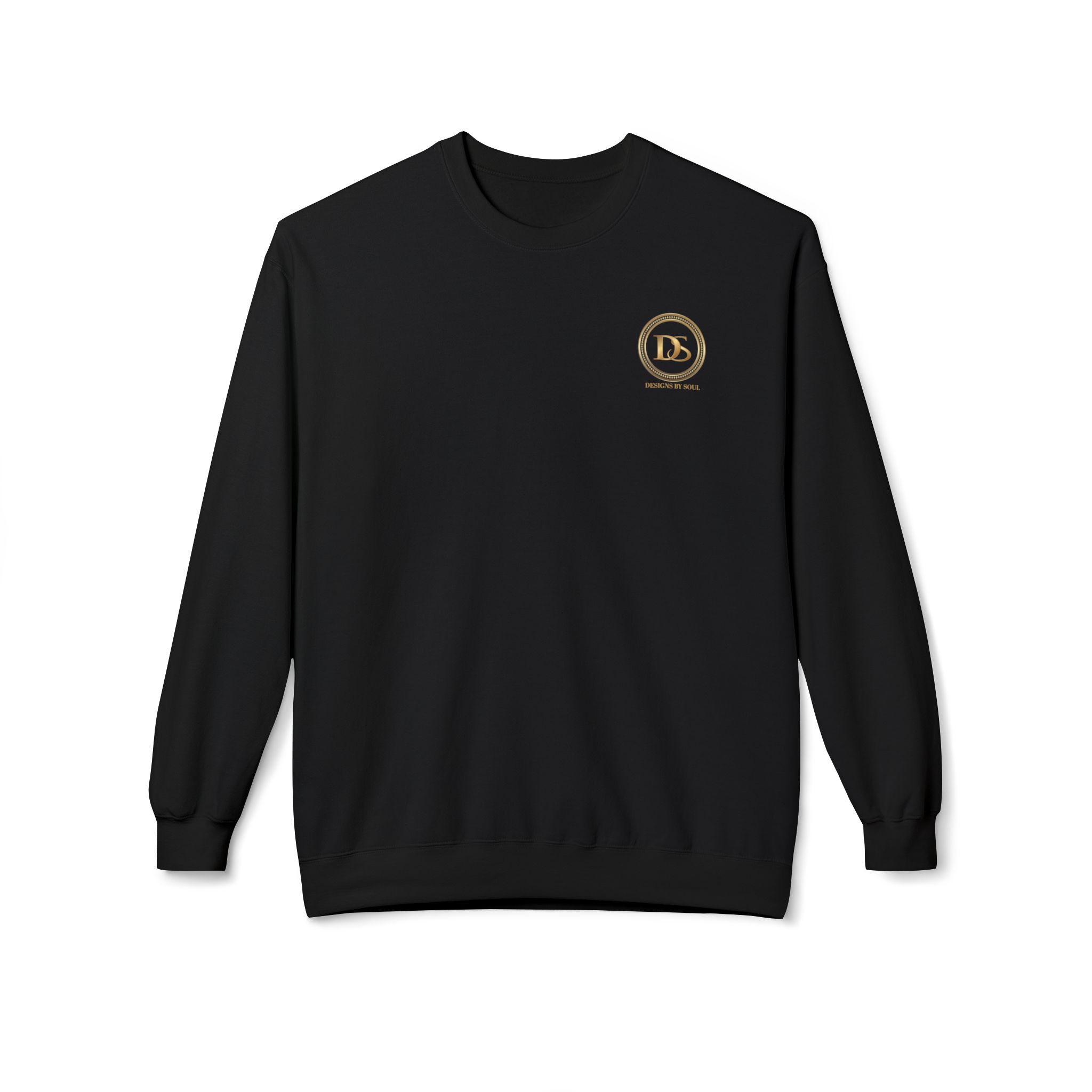 Designs By Soul Logo Unisex Midweight Crewneck Sweatshirt (dark colors - left chest logo) - Image 9