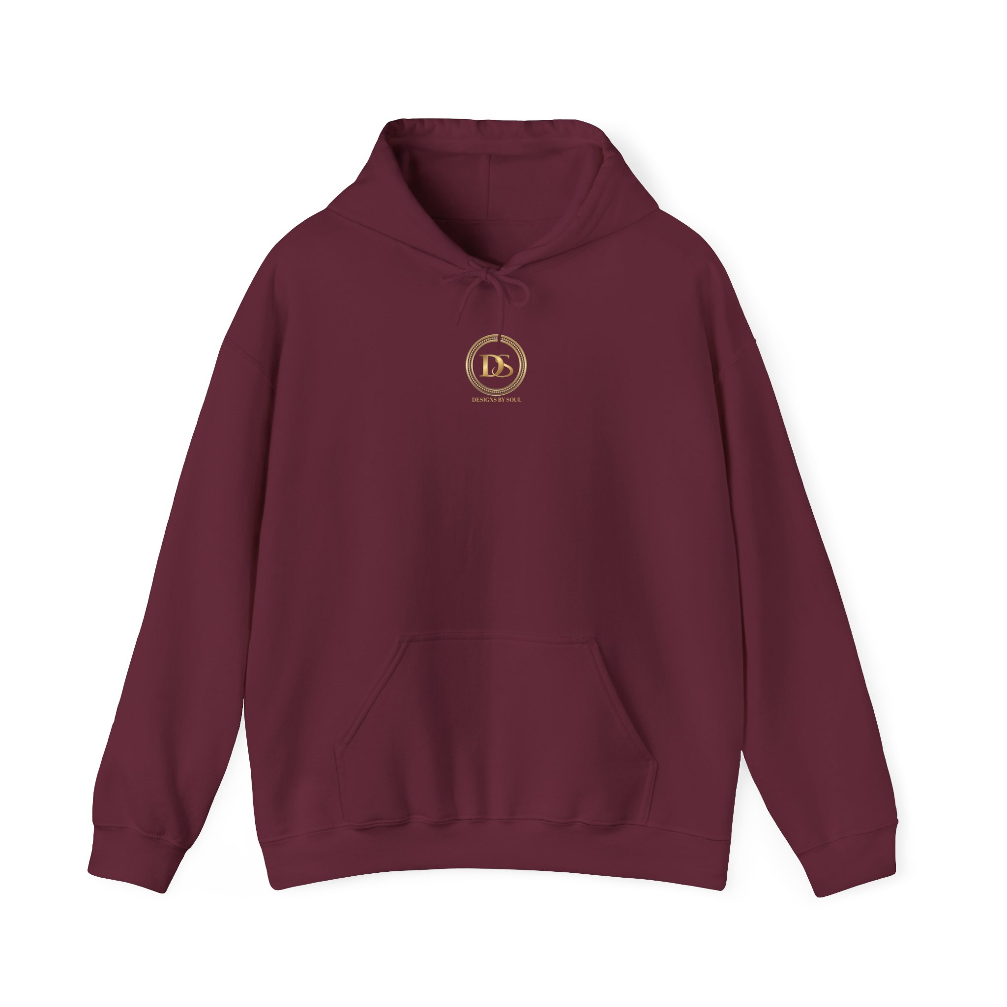 Designs By Soul Logo Unisex Heavy Blend™ Pullover Hooded Sweatshirt (center chest logo) - Image 12