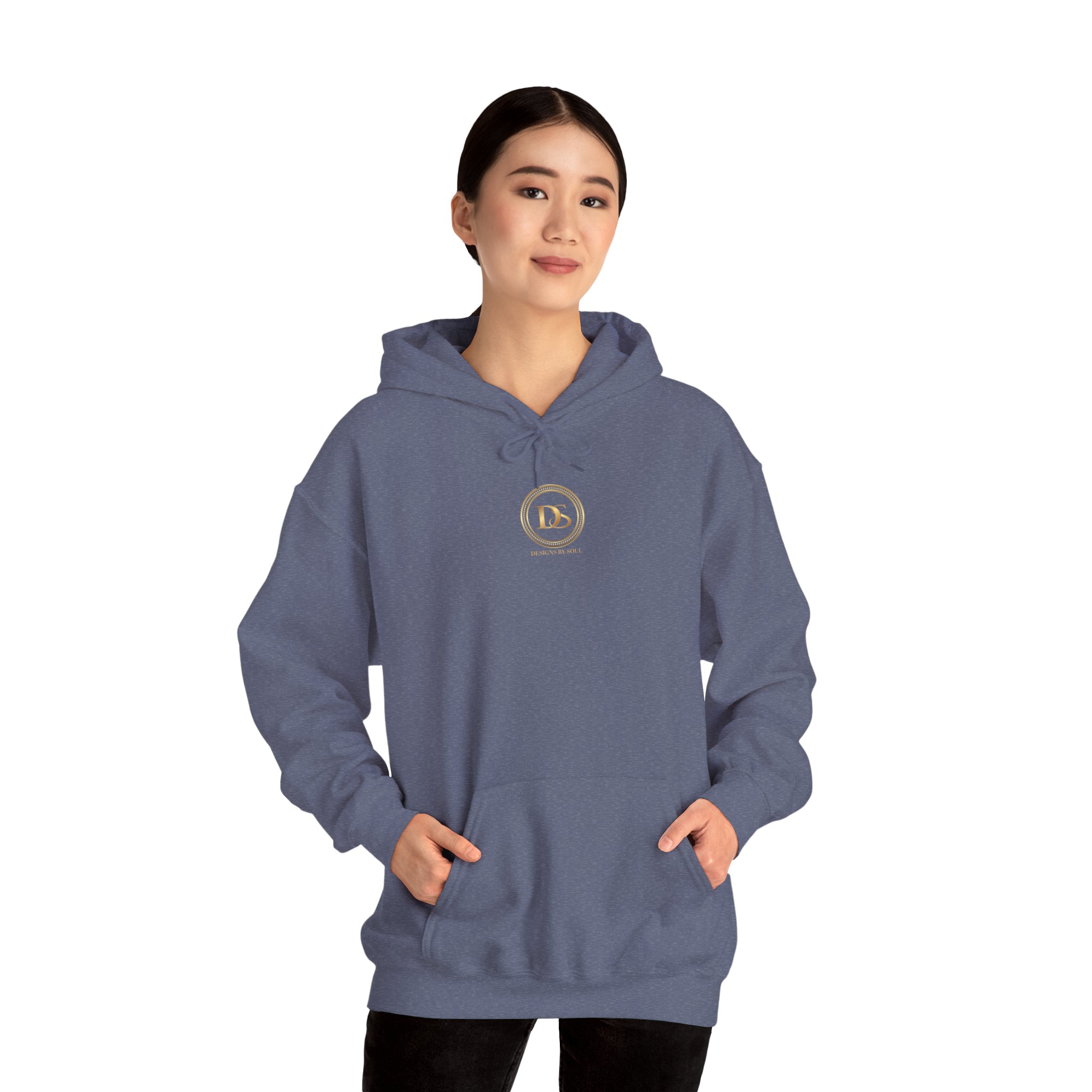 Designs By Soul Logo Unisex Heavy Blend™ Pullover Hooded Sweatshirt (center chest logo) - Image 61