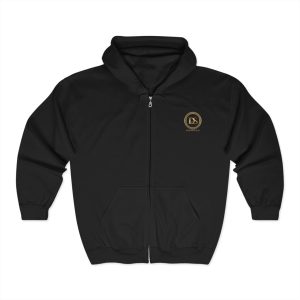 Designs By Soul Logo Unisex Full Zip Hooded Sweatshirt
