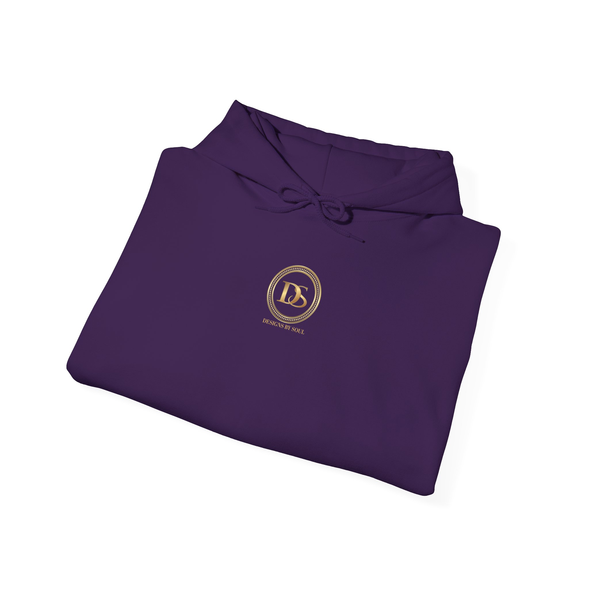 Designs By Soul Logo Unisex Heavy Blend™ Pullover Hooded Sweatshirt (center chest logo) - Image 5