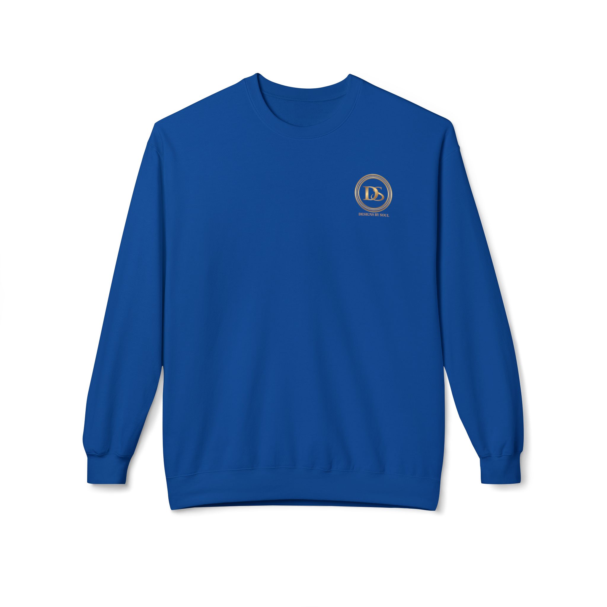 Designs By Soul Logo Unisex Midweight Crewneck Sweatshirt (dark colors - left chest logo) - Image 3