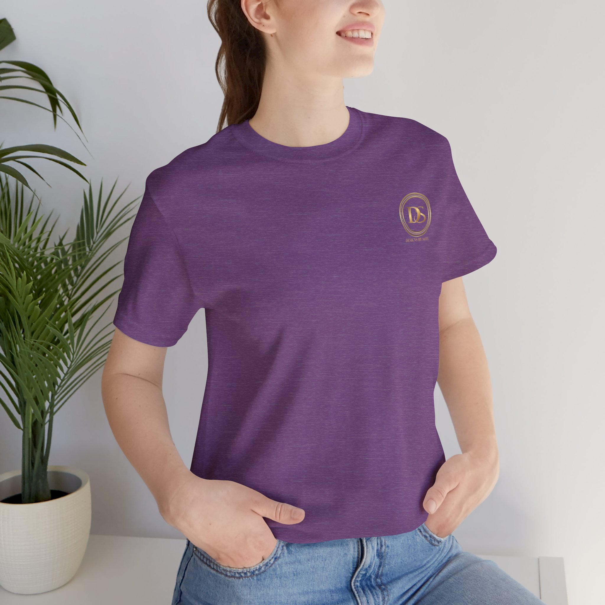 Designs By Soul Logo Unisex Jersey Short Sleeve T-Shirt (dark colors - left chest logo) - Image 41