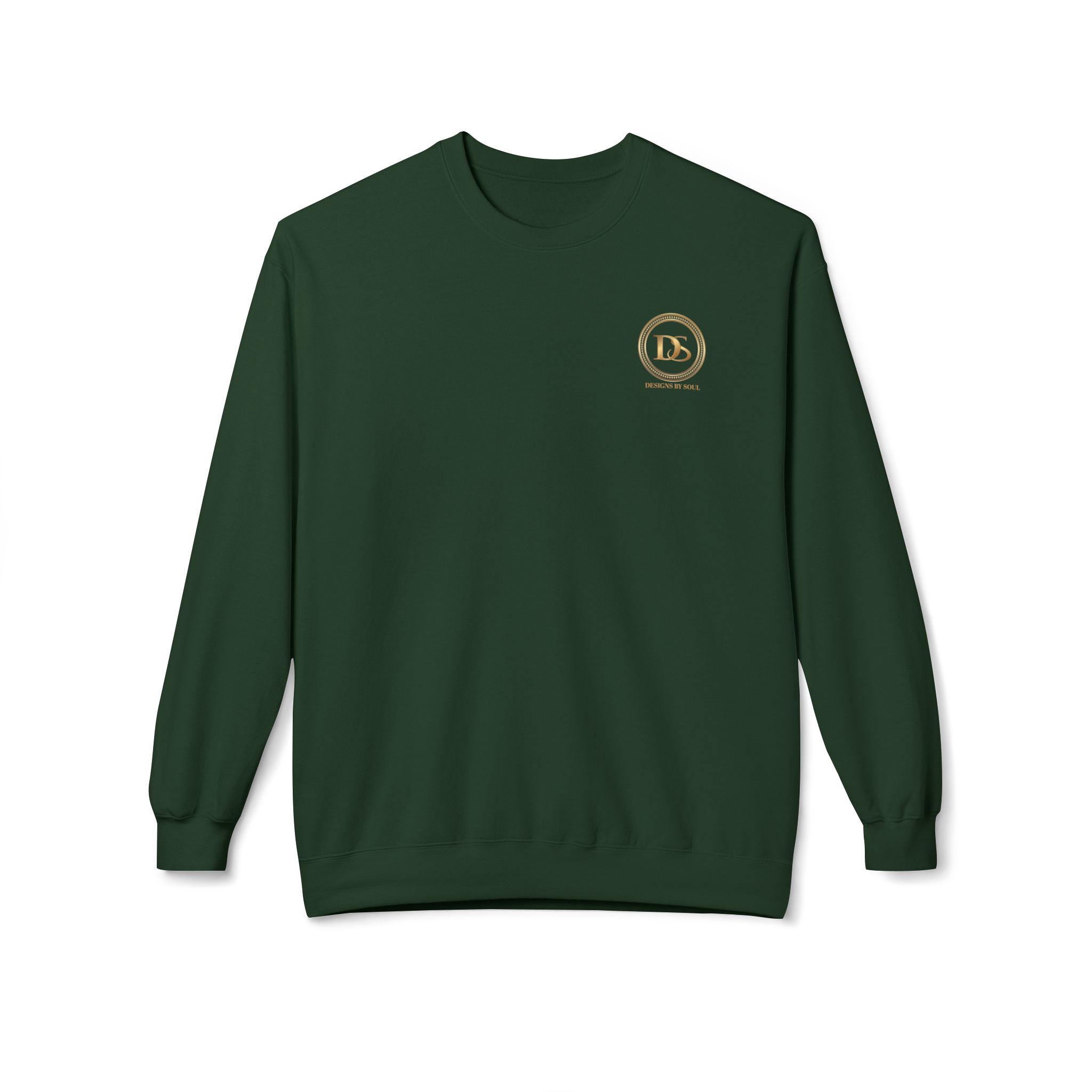 Designs By Soul Logo Unisex Midweight Crewneck Sweatshirt (dark colors - left chest logo) - Image 15