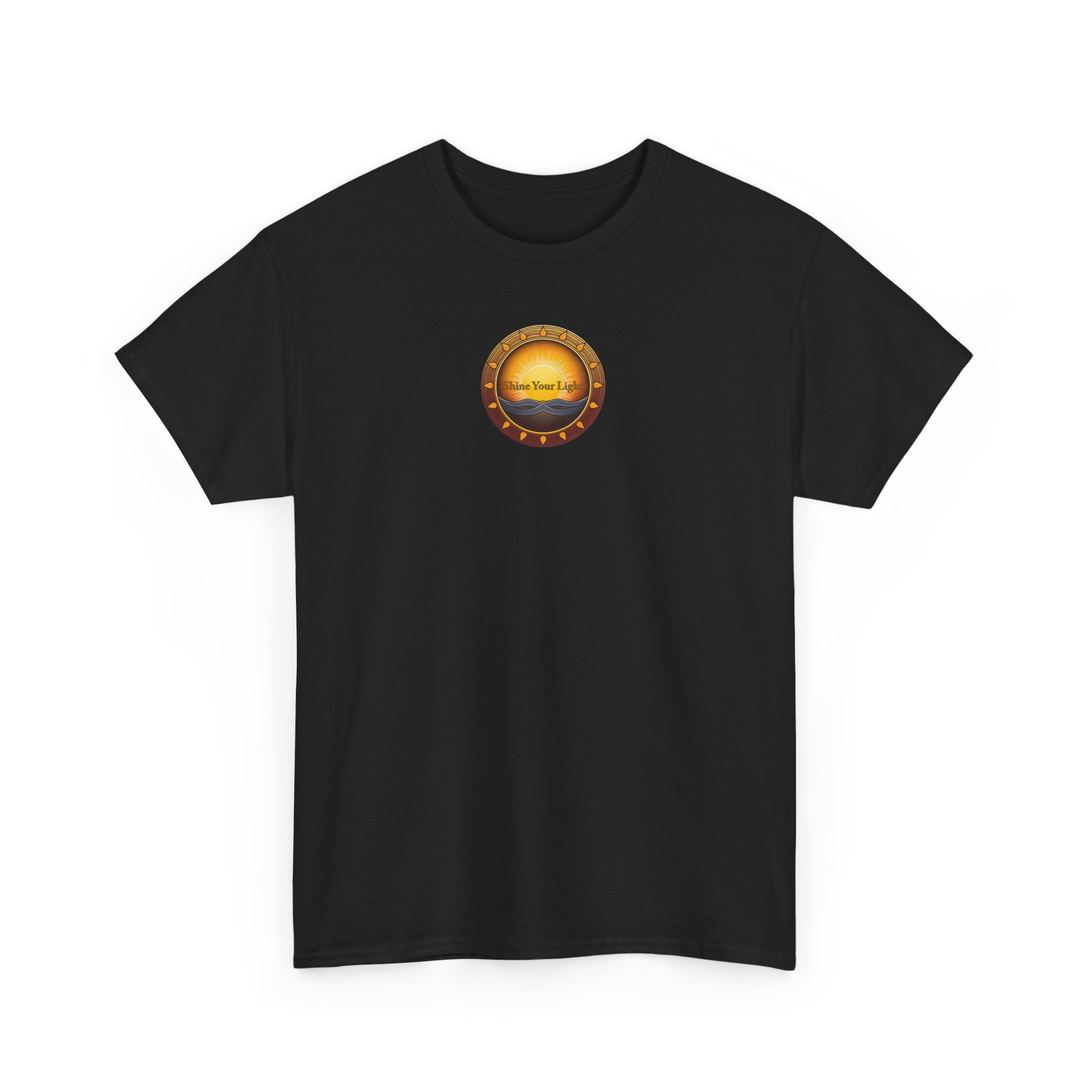 Shine Your Light Unisex Heavy Cotton Short Sleeve T-Shirt - Image 10
