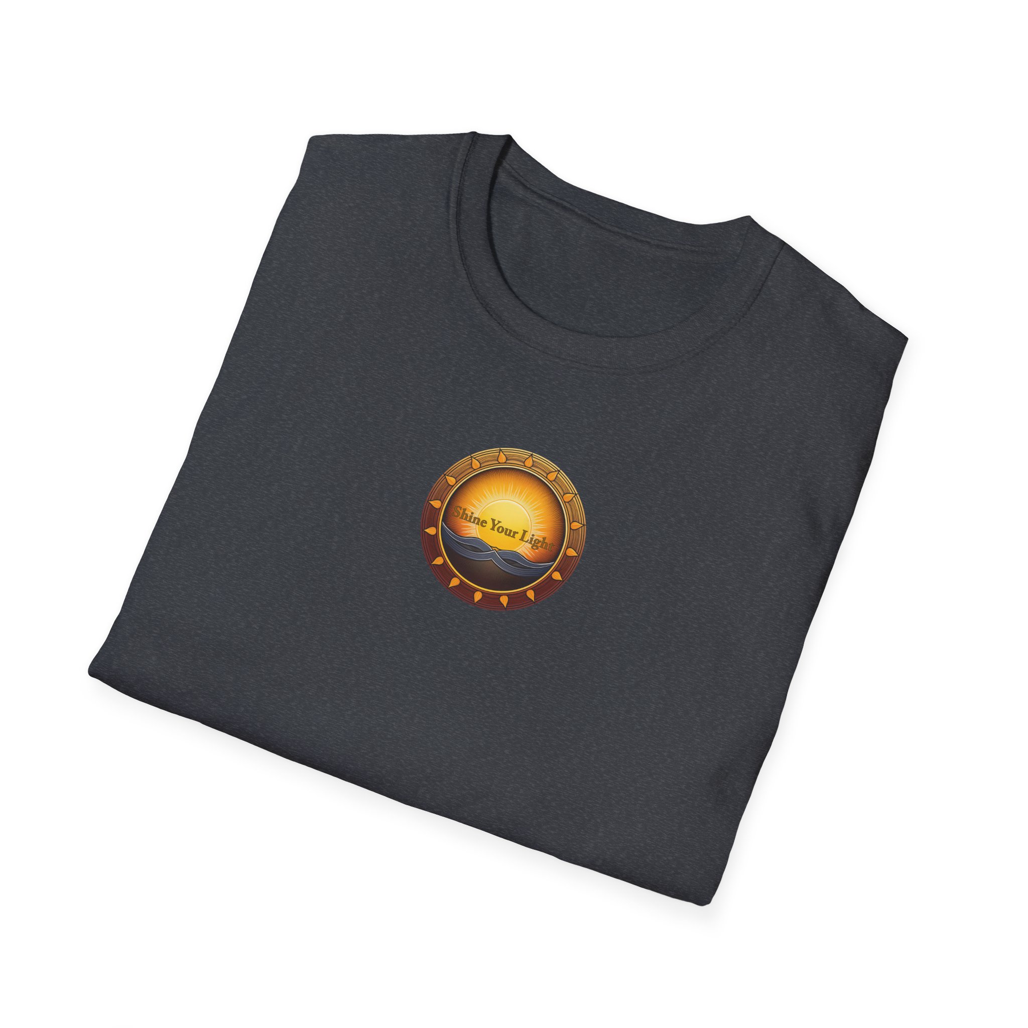 Shine Your Light Unisex Softstyle Short Sleeve T-Shirt - Image 20