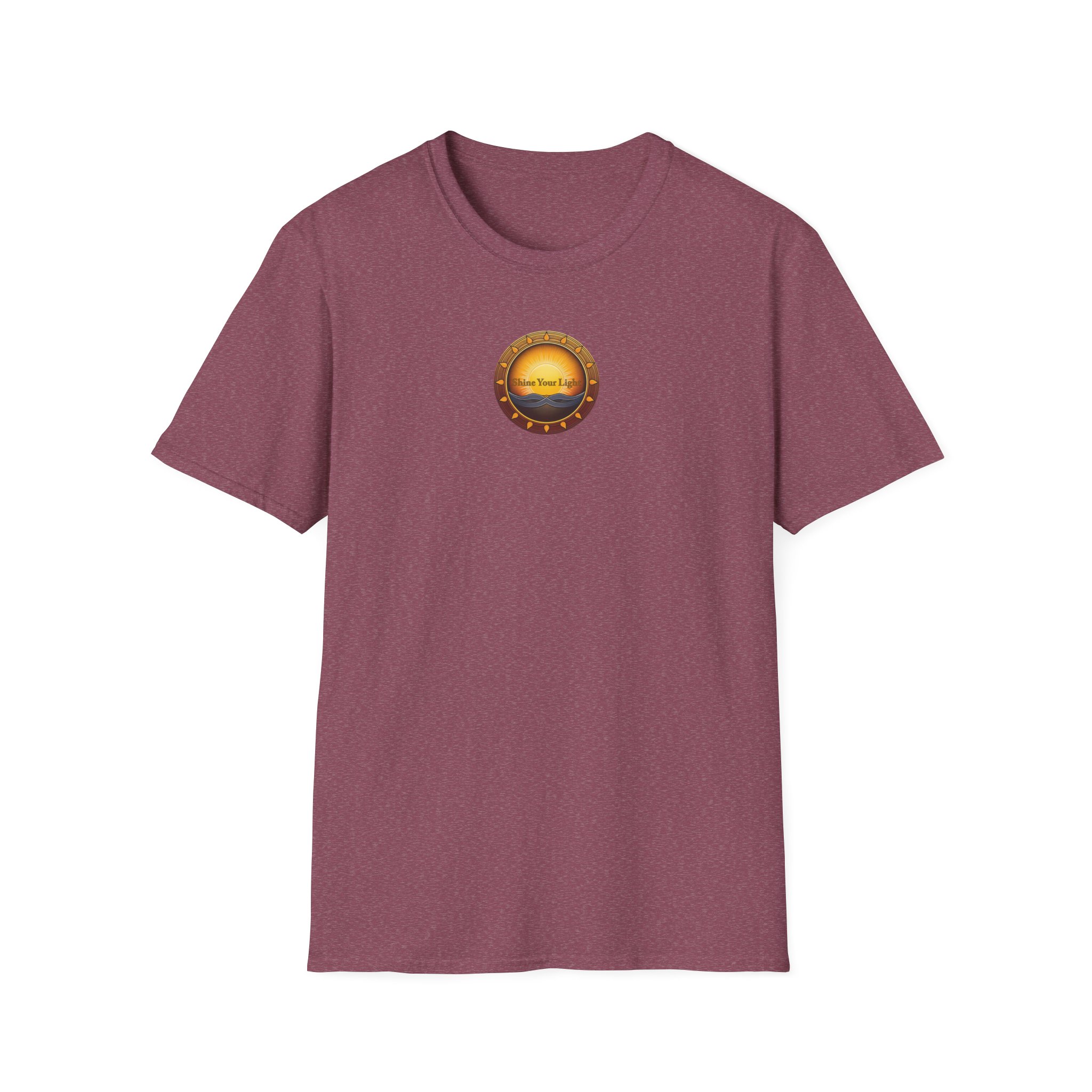 Shine Your Light Unisex Softstyle Short Sleeve T-Shirt - Image 28