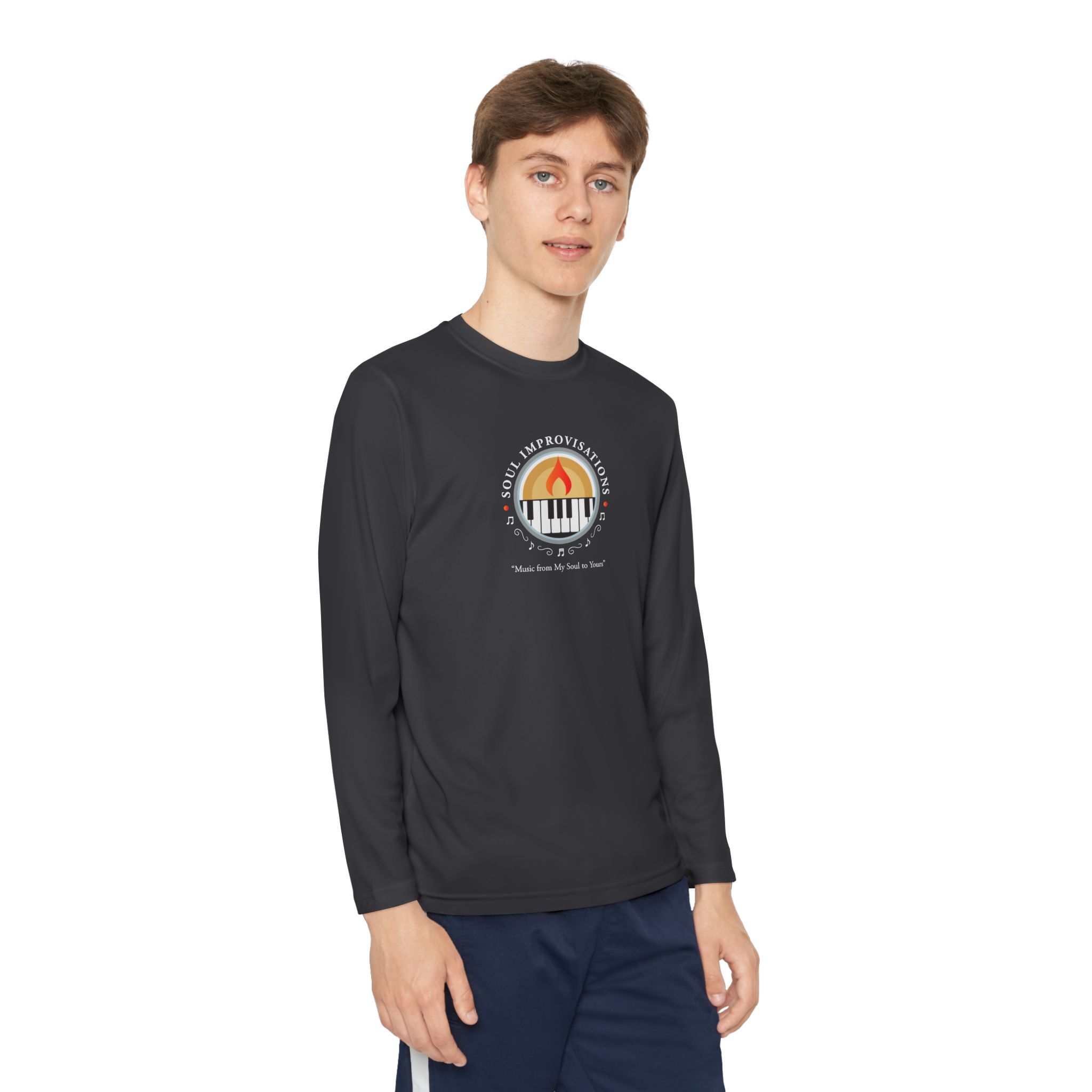 Soul Improvisations Youth Long Sleeve Competitor T-Shirt - Image 3