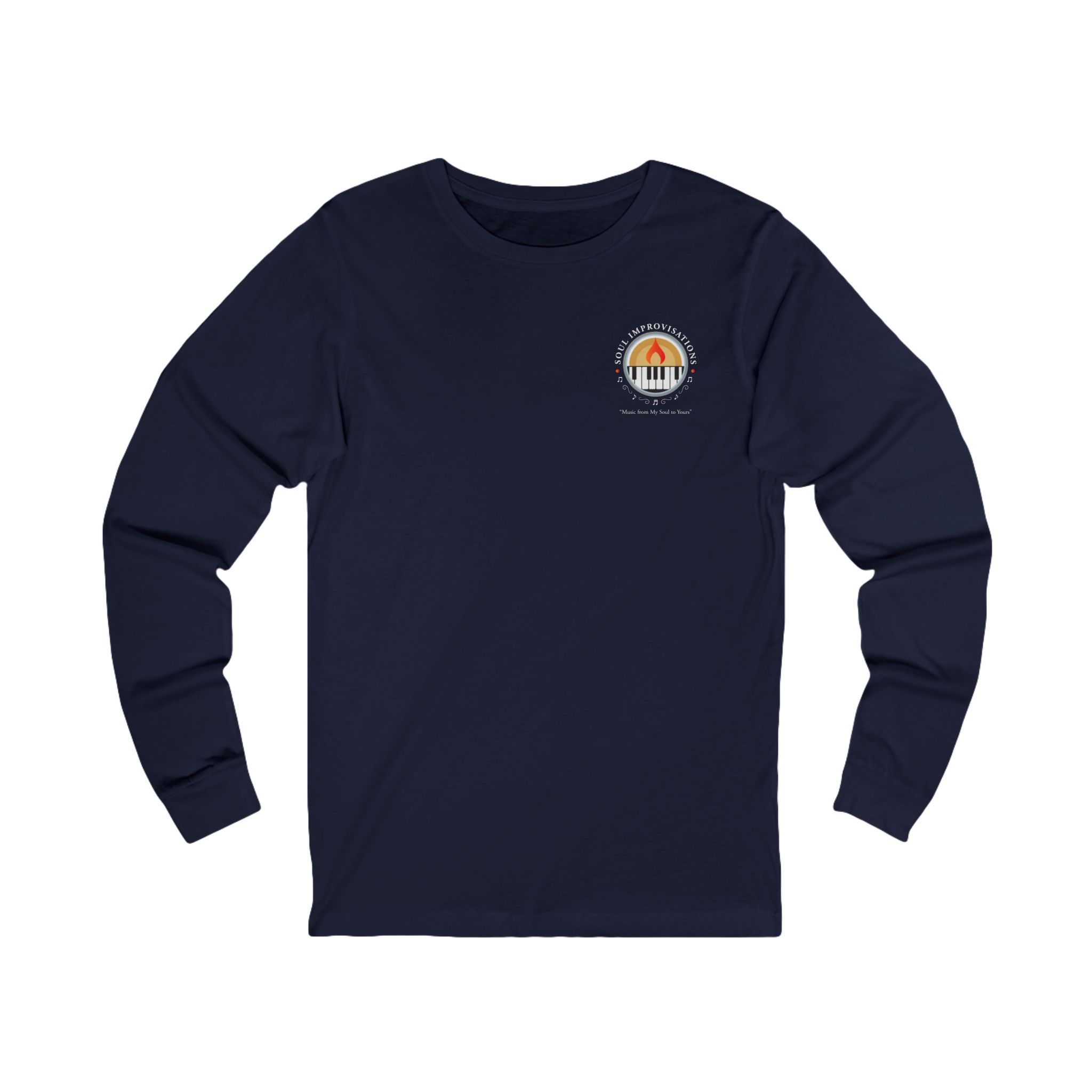 Soul Improvisations Unisex Jersey Long Sleeve T-Shirt (left chest logo) - Image 9