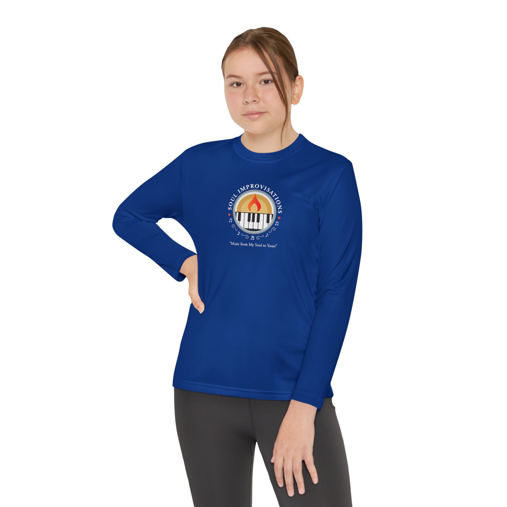 Soul Improvisations Youth Long Sleeve Competitor T-Shirt - Image 4