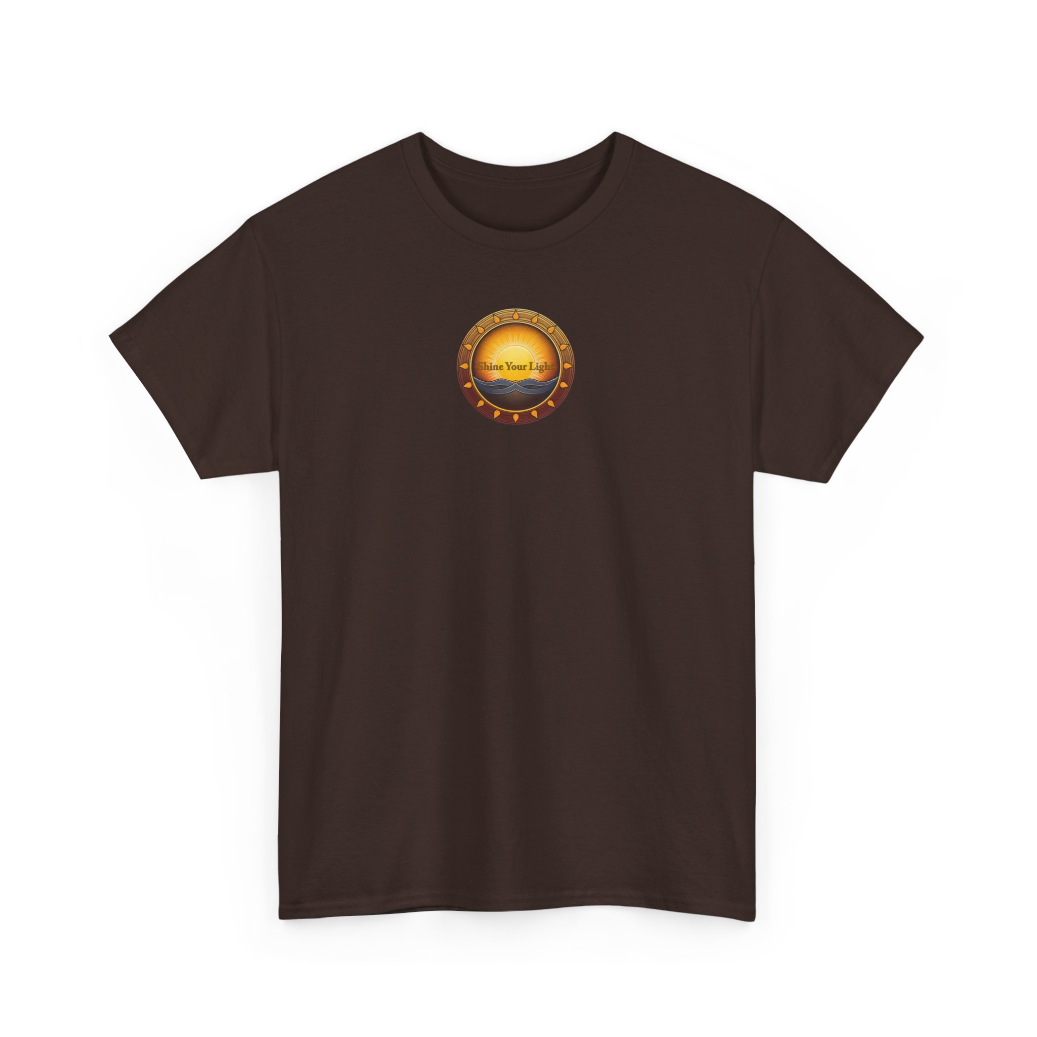 Shine Your Light Unisex Heavy Cotton Short Sleeve T-Shirt - Image 14