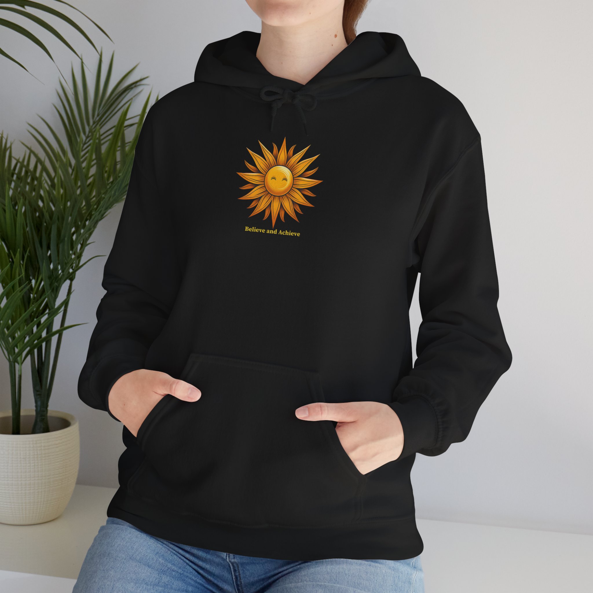 Believe & Achieve Sunshine Unisex Heavy Blend™ Pullover Hooded Sweatshirt - Image 6