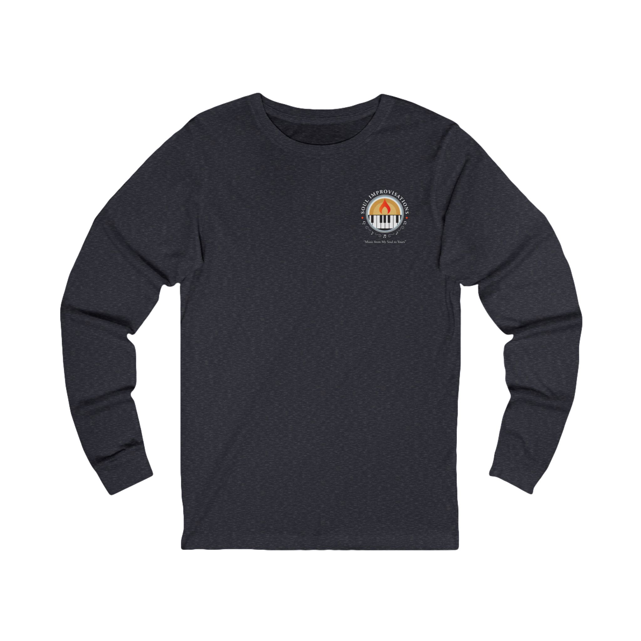 Soul Improvisations Unisex Jersey Long Sleeve T-Shirt (left chest logo) - Image 8