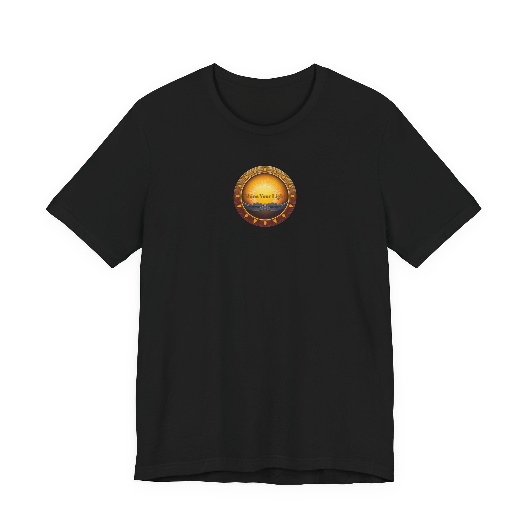 Shine Your Light Unisex Jersey Short Sleeve T-Shirt - Image 14