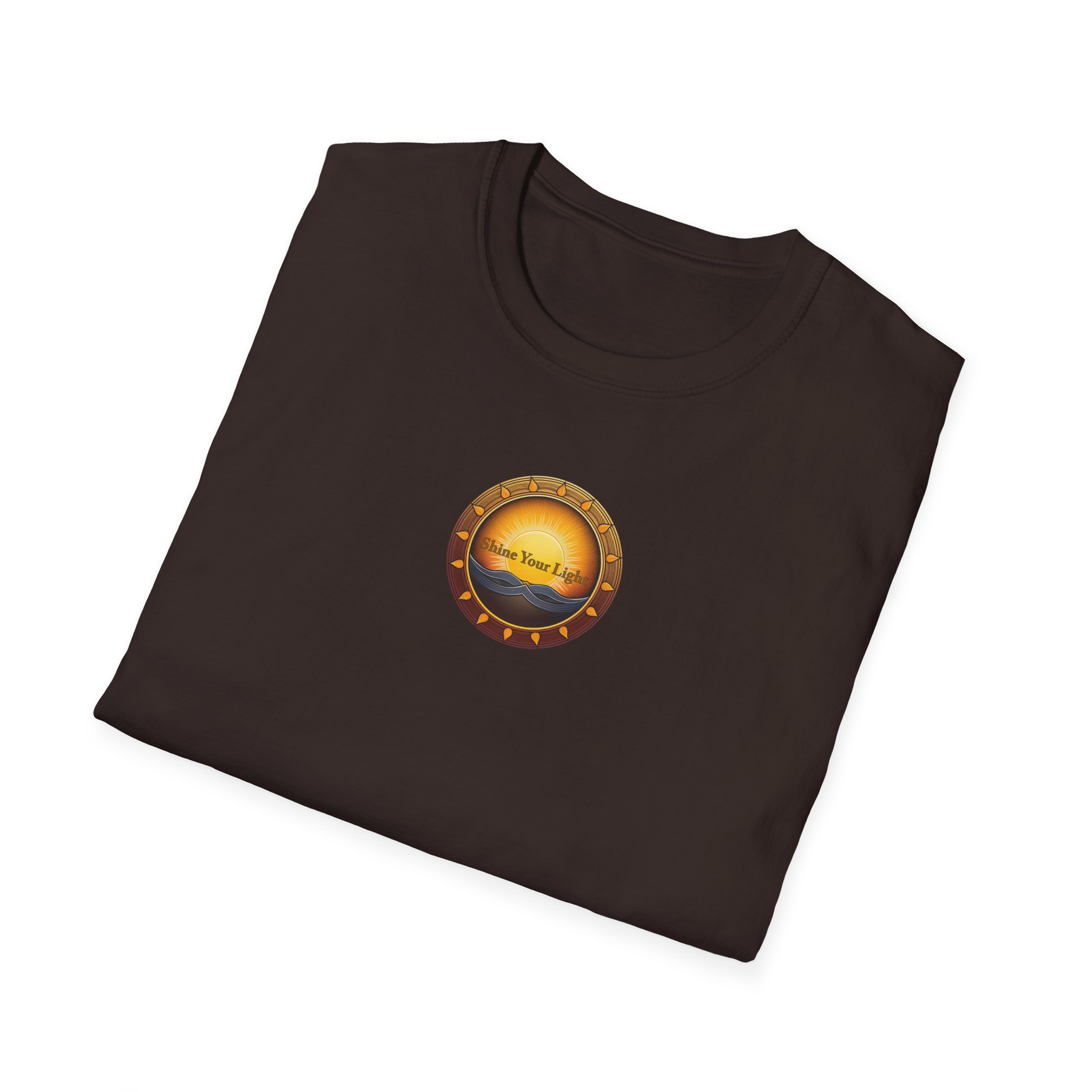 Shine Your Light Unisex Softstyle Short Sleeve T-Shirt - Image 14