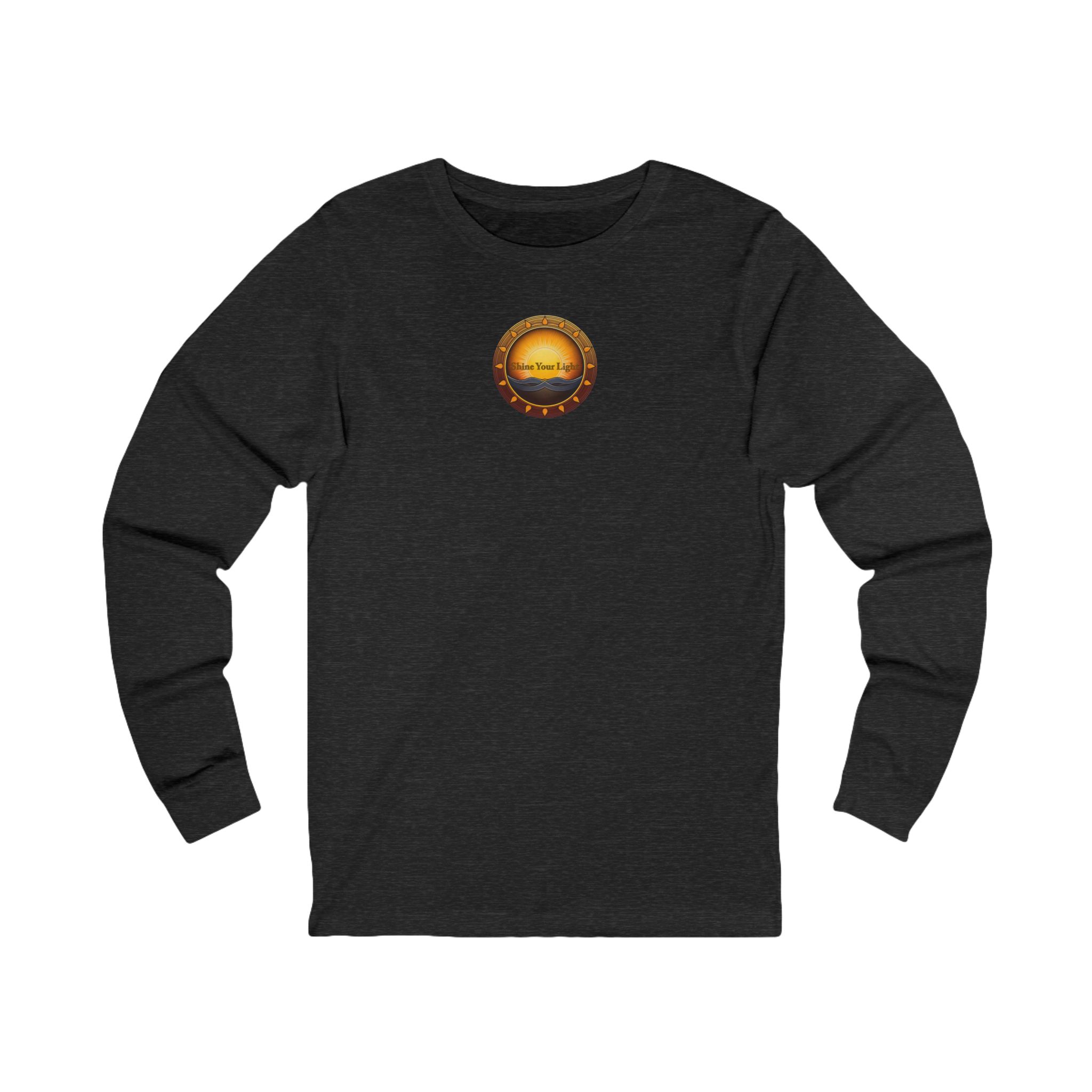 Shine Your Light Unisex Jersey Long Sleeve T-Shirt - Image 4