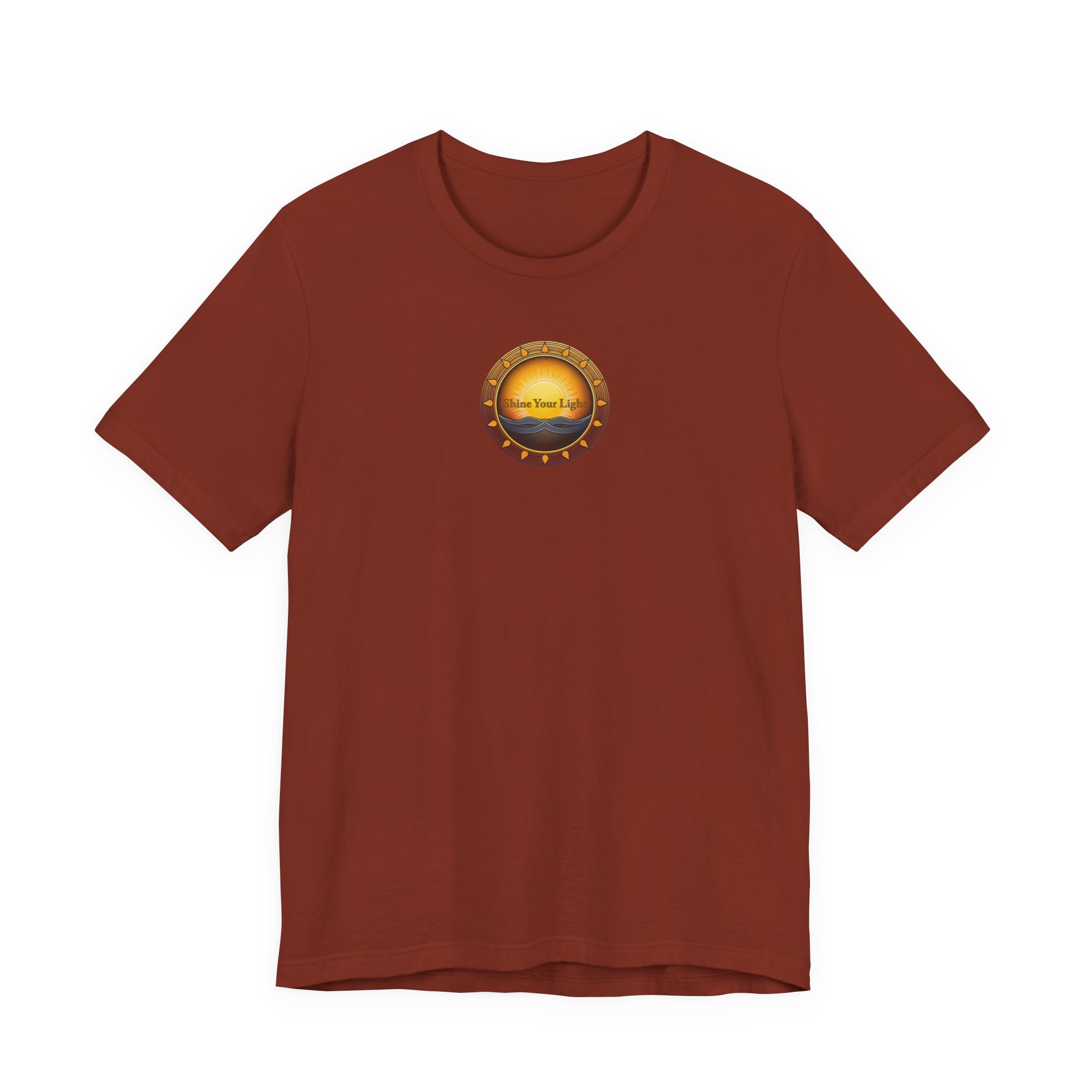 Shine Your Light Unisex Jersey Short Sleeve T-Shirt - Image 8