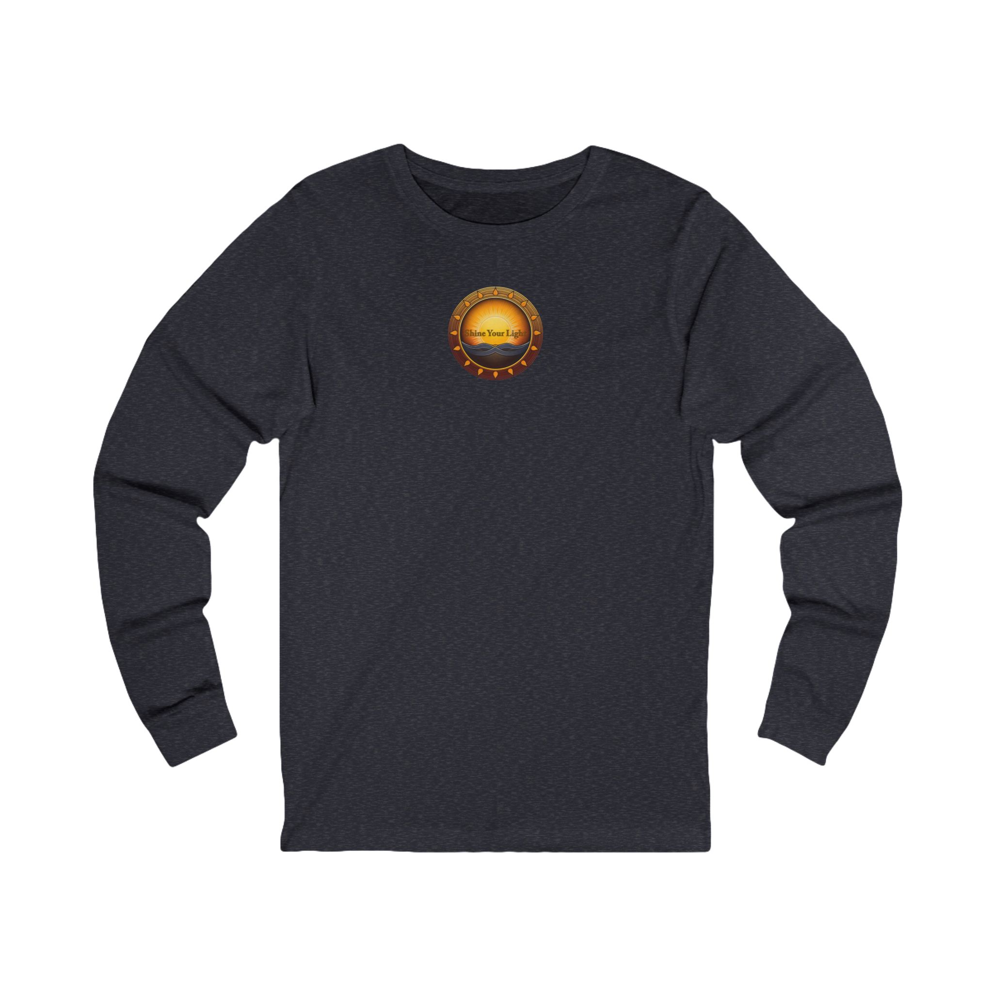 Shine Your Light Unisex Jersey Long Sleeve T-Shirt - Image 7