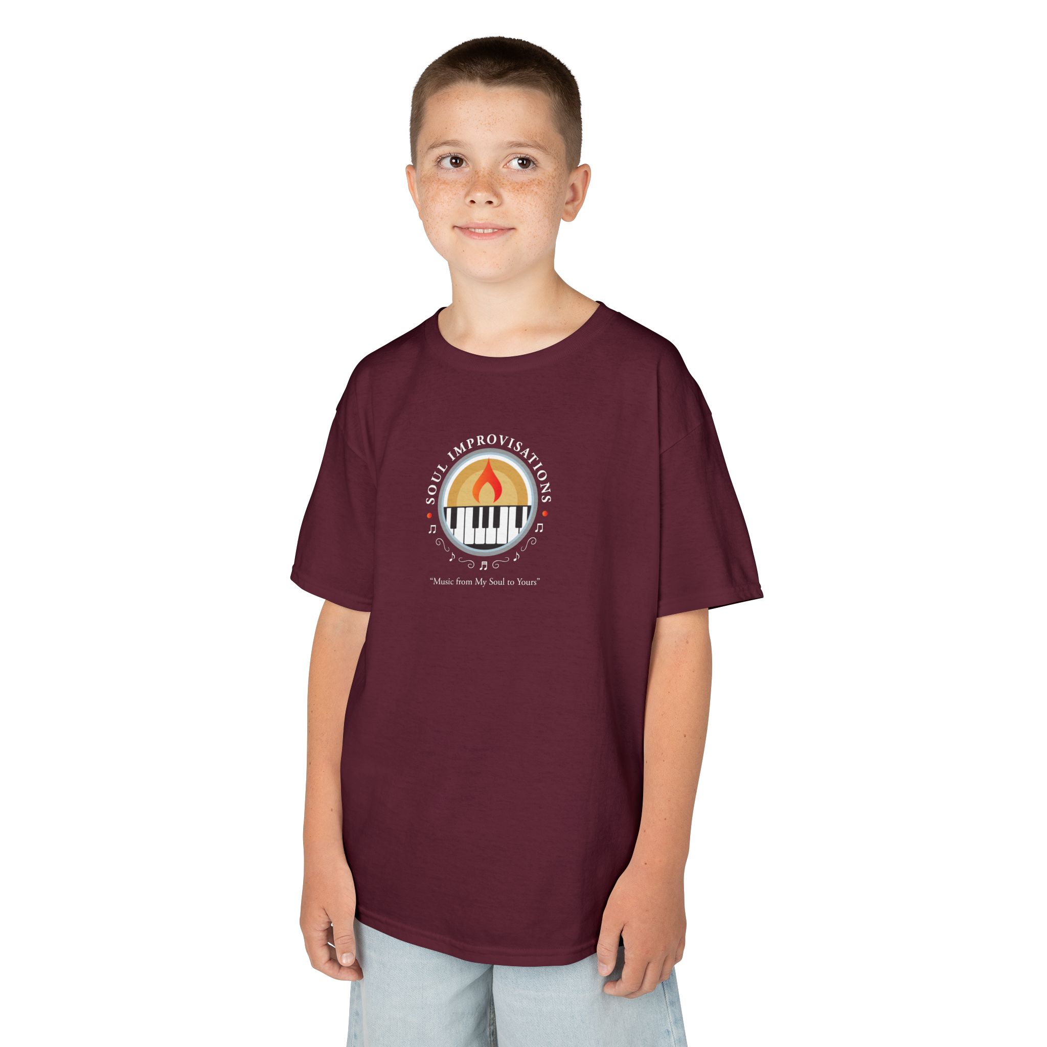 Soul Improvisations Youth Heavy Cotton Short Sleeve T-Shirt - Image 15
