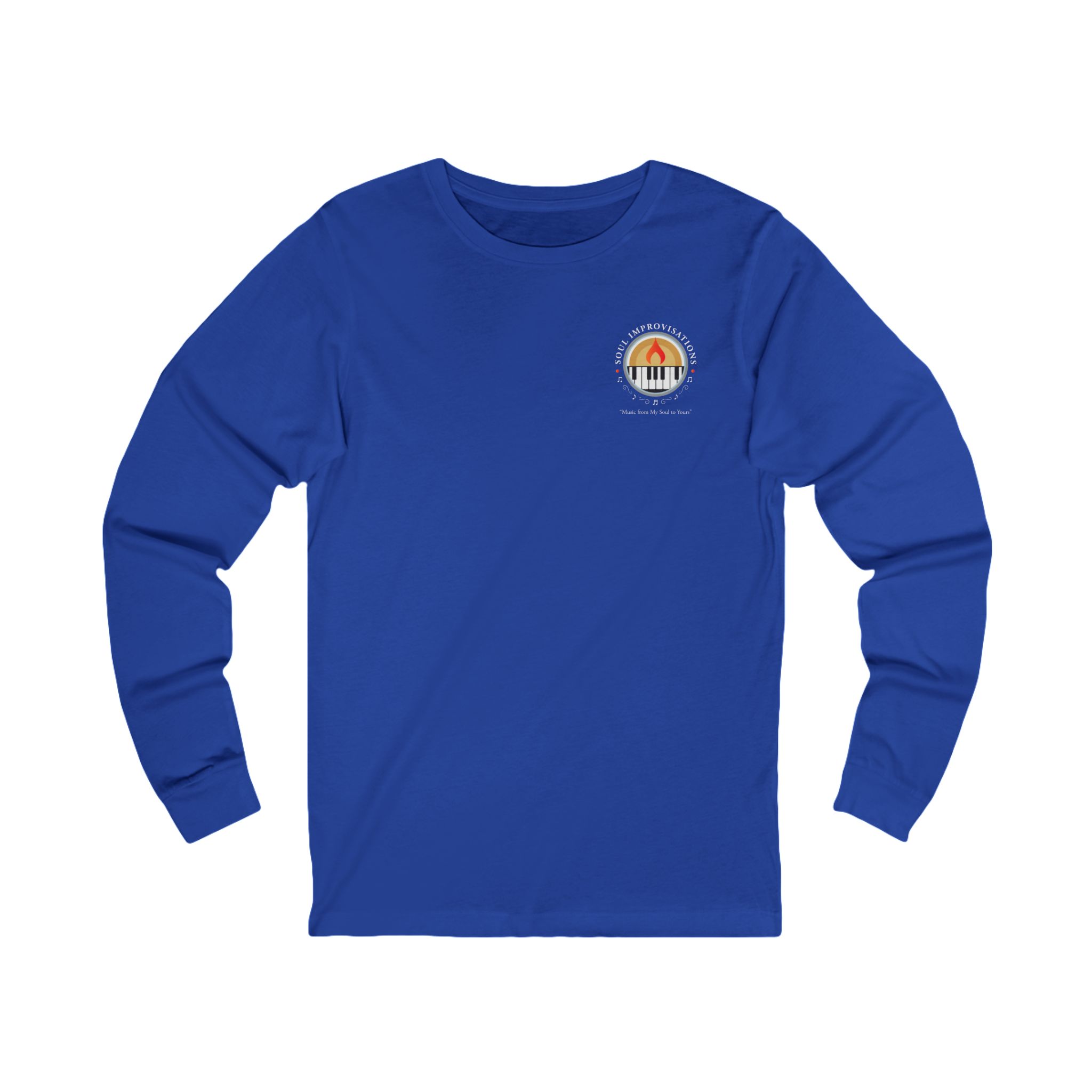 Soul Improvisations Unisex Jersey Long Sleeve T-Shirt (left chest logo) - Image 3