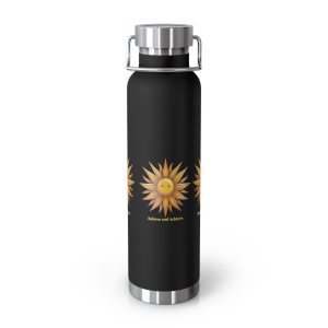 Believe & Achieve Sunshine Copper Vacuum Insulated Water Bottle