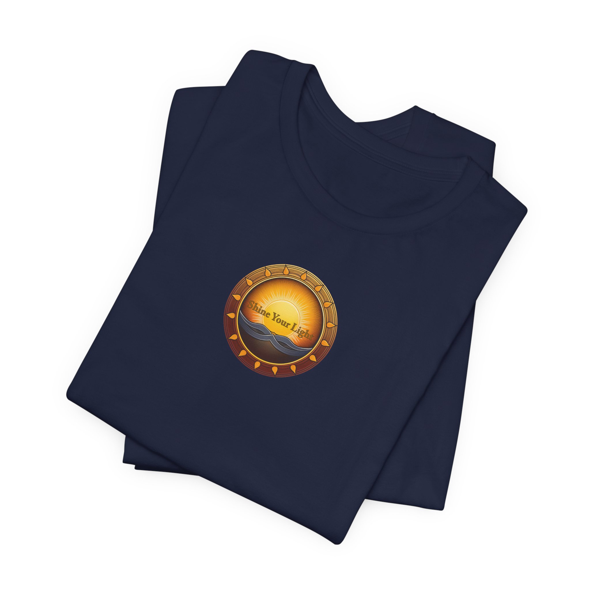 Shine Your Light Unisex Jersey Short Sleeve T-Shirt - Image 25
