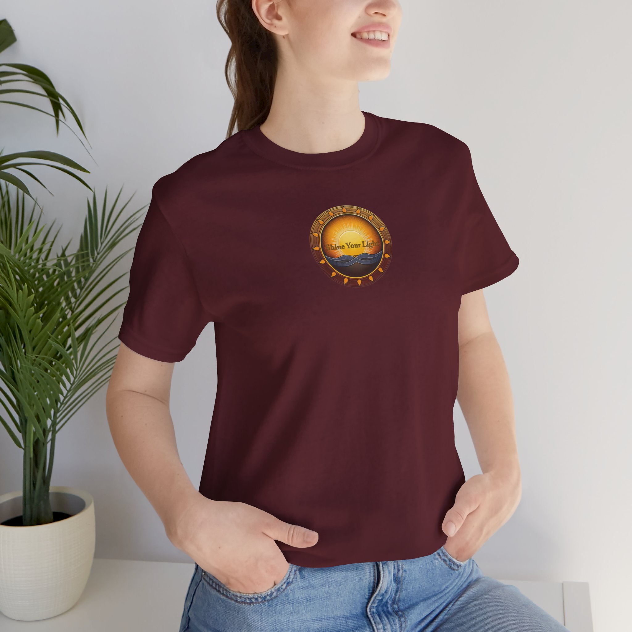 Shine Your Light Unisex Jersey Short Sleeve T-Shirt