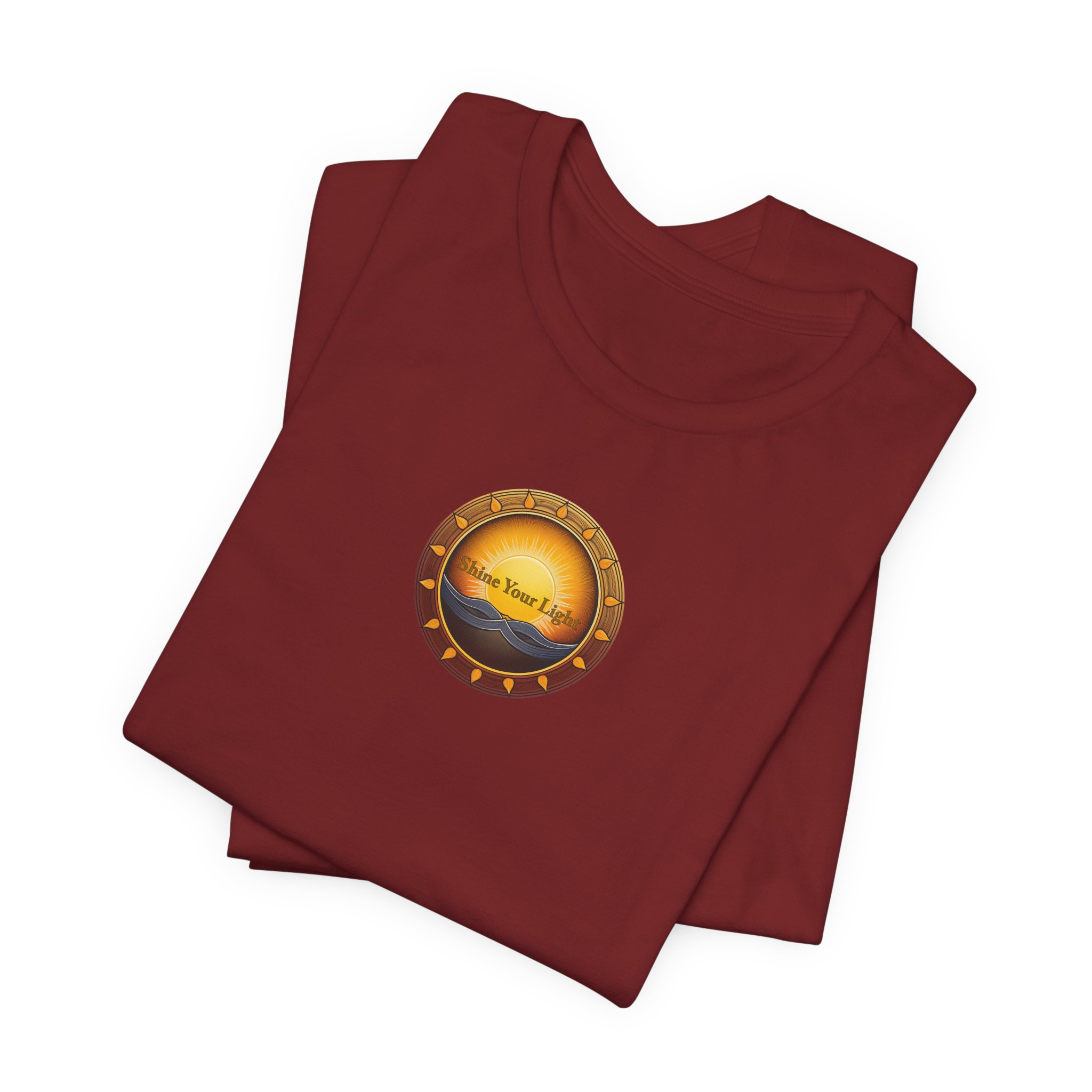 Shine Your Light Unisex Jersey Short Sleeve T-Shirt - Image 40