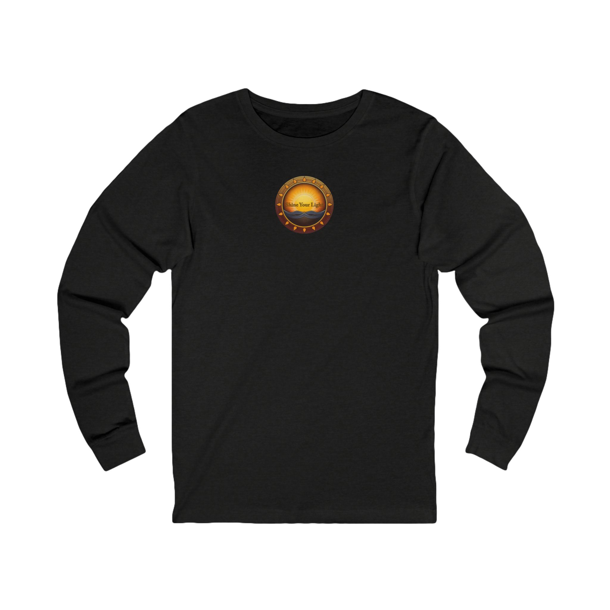 Shine Your Light Unisex Jersey Long Sleeve T-Shirt - Image 3
