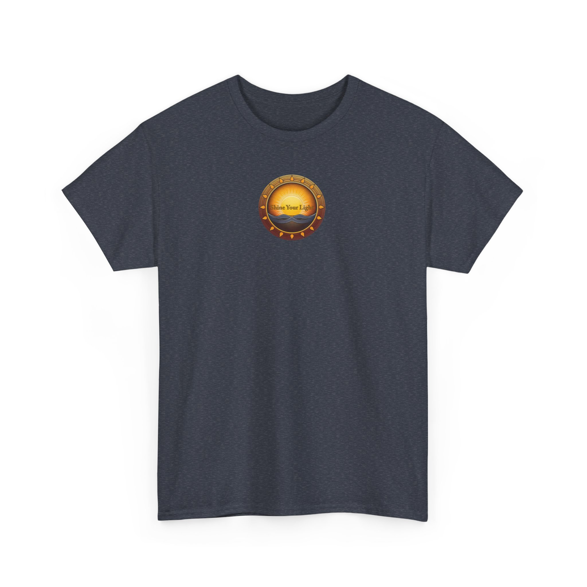Shine Your Light Unisex Heavy Cotton Short Sleeve T-Shirt - Image 38