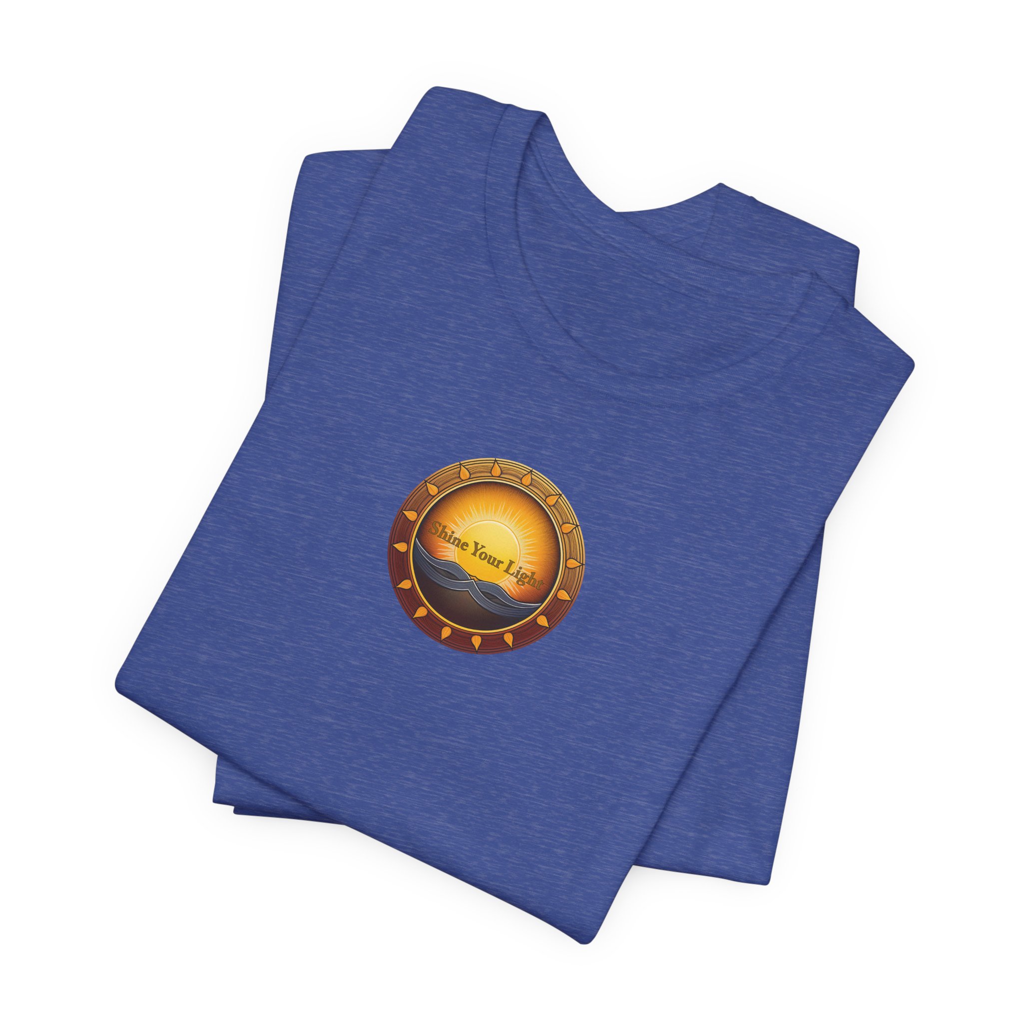 Shine Your Light Unisex Jersey Short Sleeve T-Shirt - Image 34