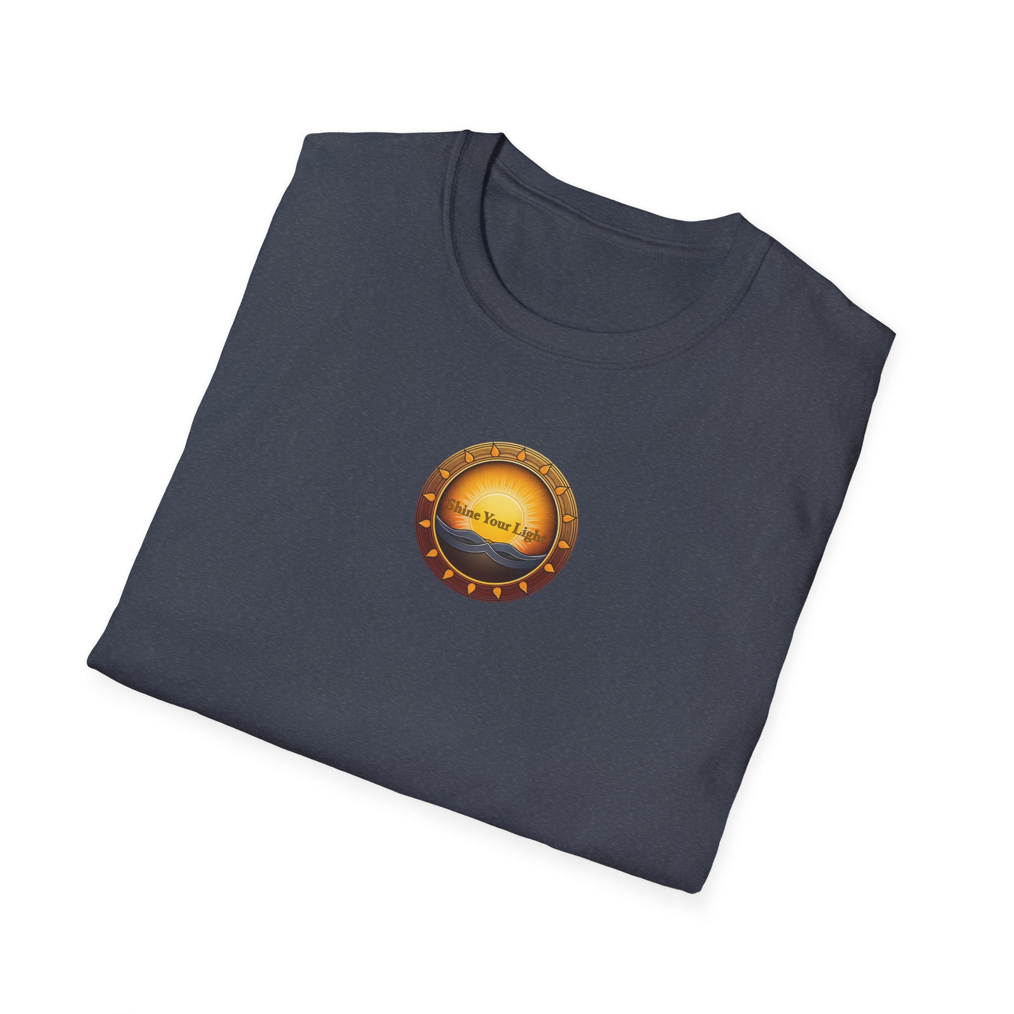 Shine Your Light Unisex Softstyle Short Sleeve T-Shirt - Image 26