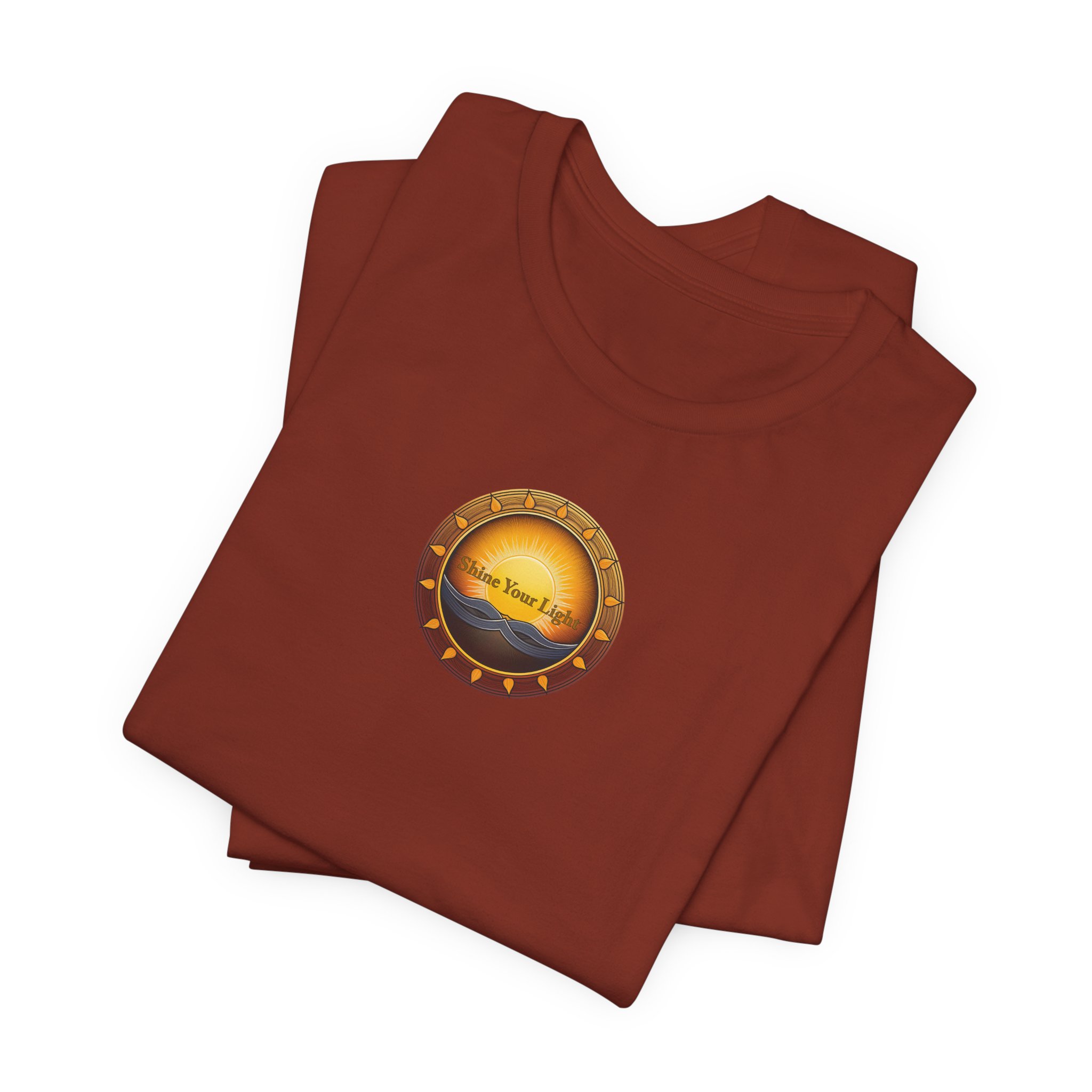 Shine Your Light Unisex Jersey Short Sleeve T-Shirt - Image 9
