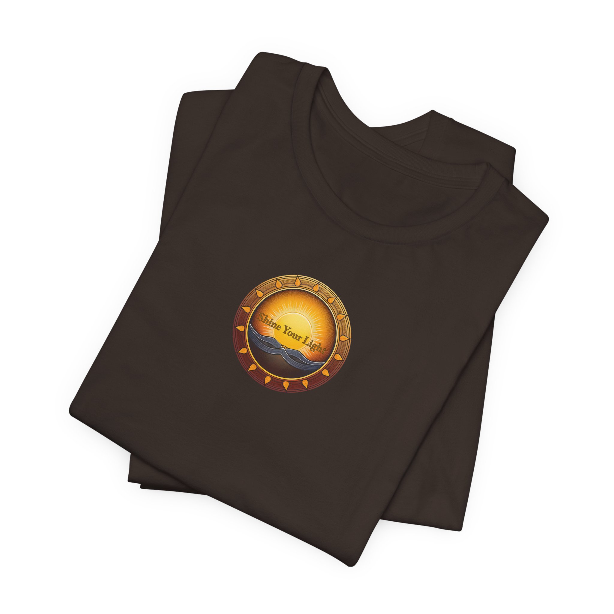 Shine Your Light Unisex Jersey Short Sleeve T-Shirt - Image 31