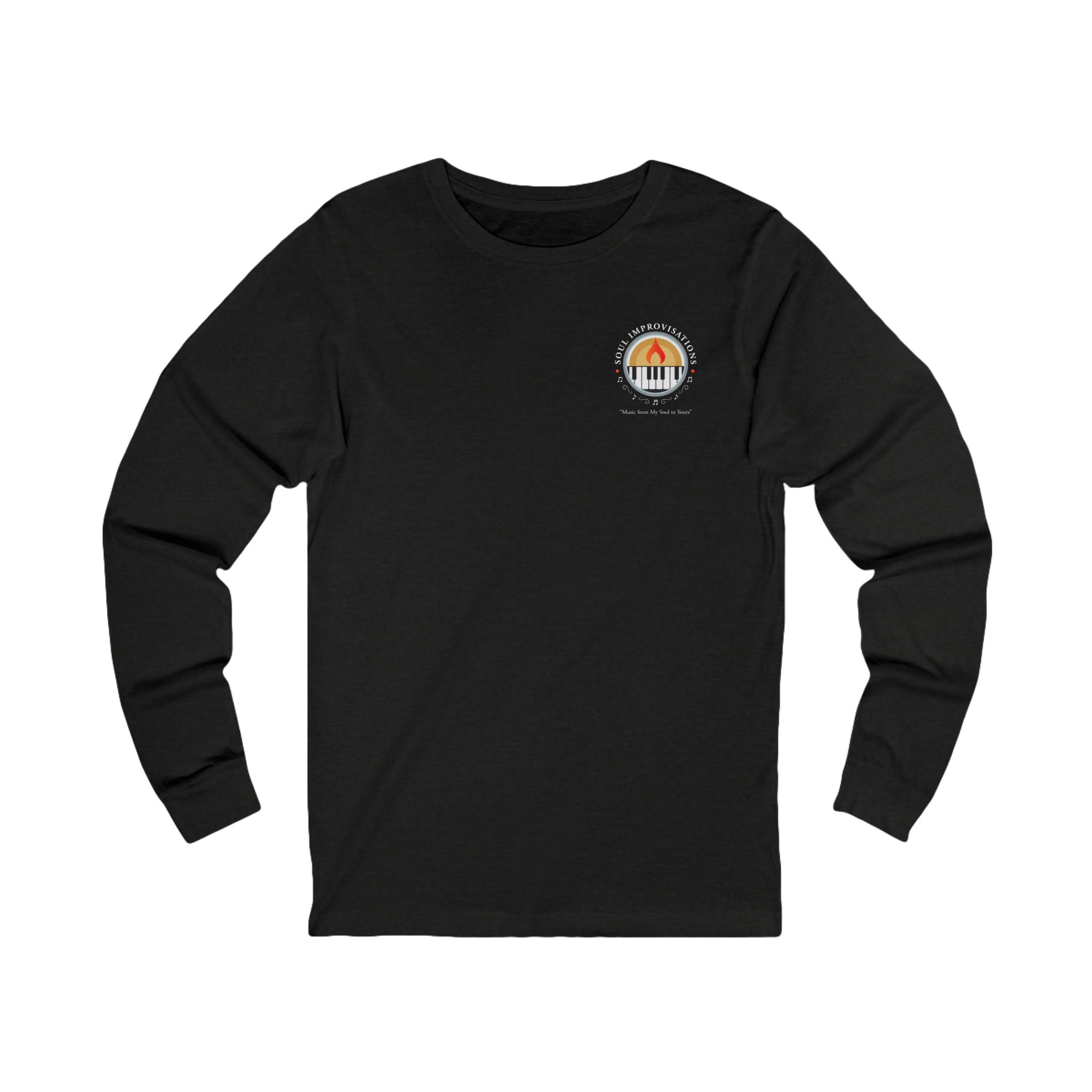 Soul Improvisations Unisex Jersey Long Sleeve T-Shirt (left chest logo) - Image 5