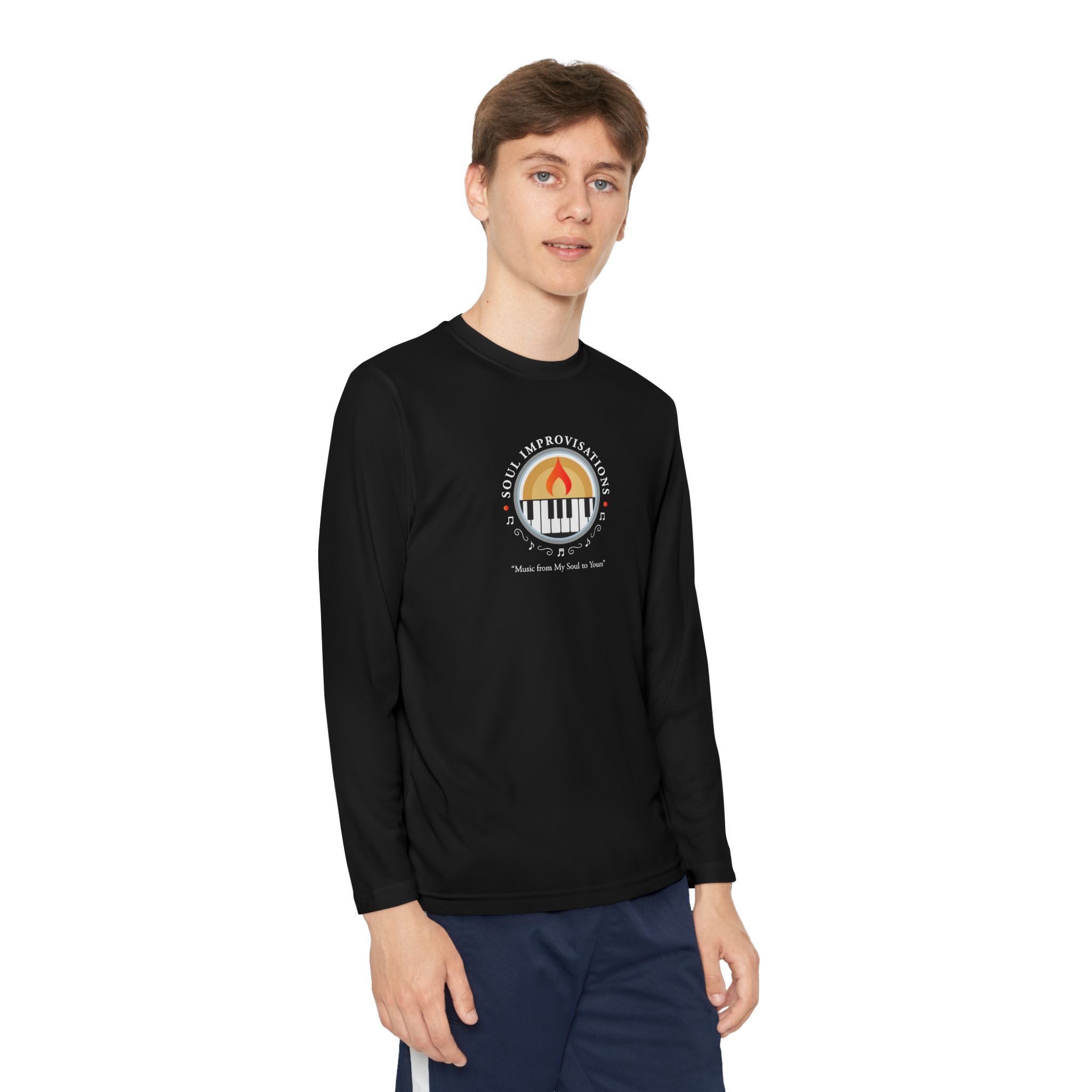Soul Improvisations Youth Long Sleeve Competitor T-Shirt - Image 8